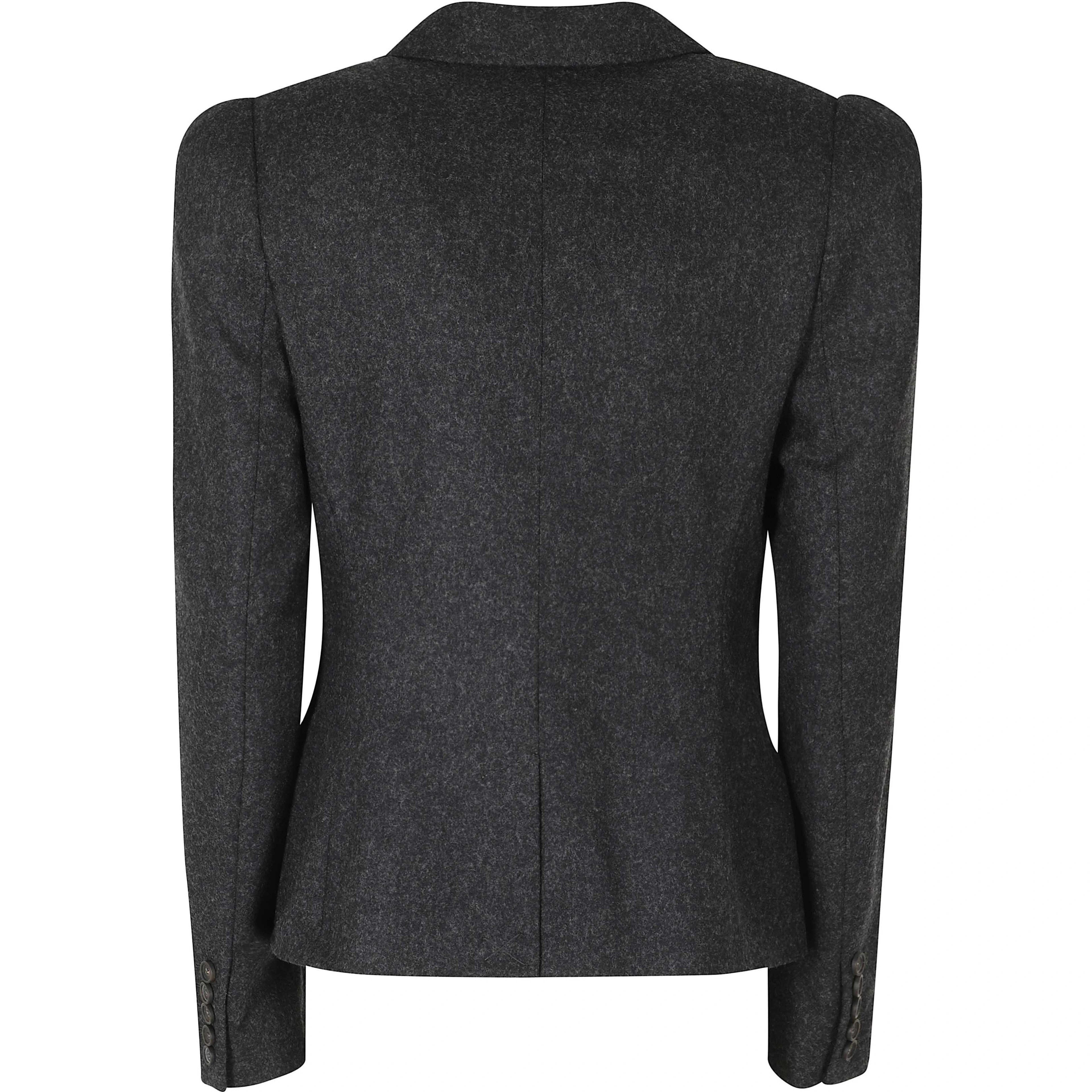 HIGH SHOULDER BLAZER WOOL