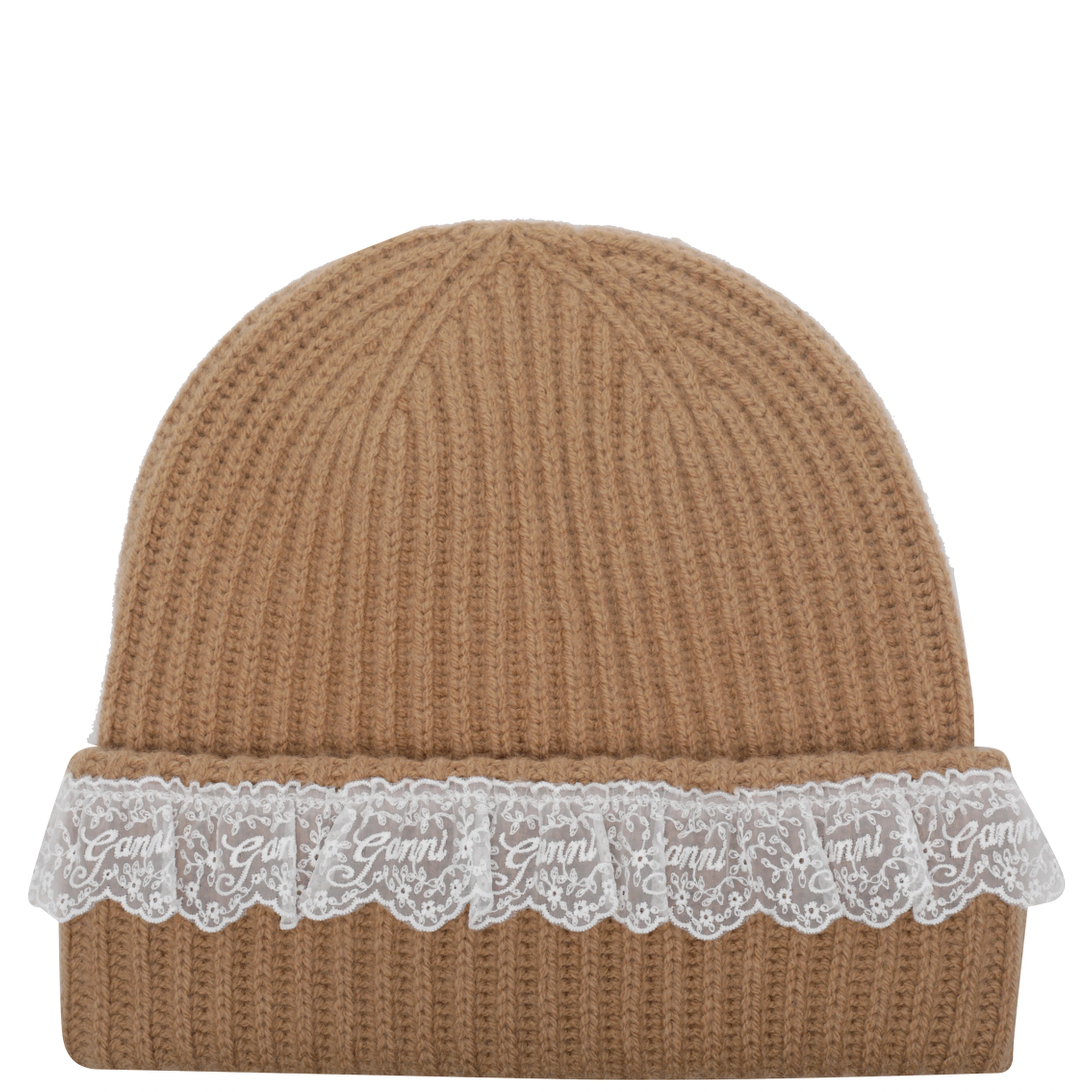 GANNI Hats Beige