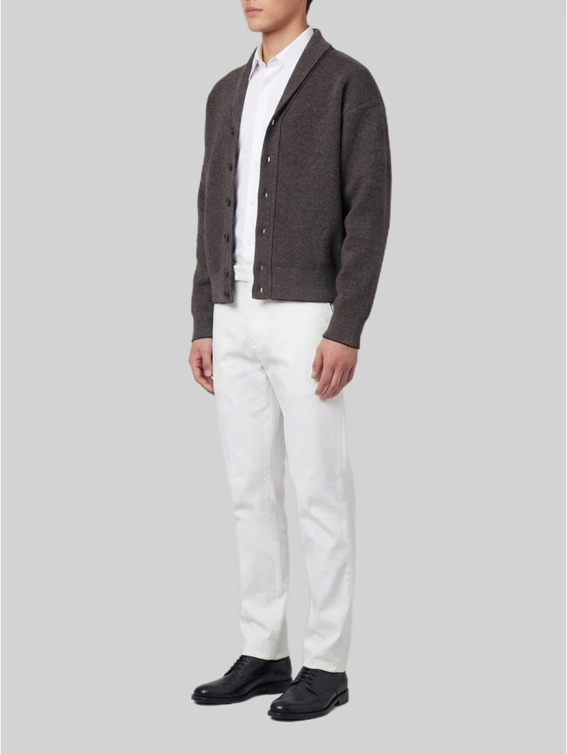 Pelota cardigan in wool and cashmere