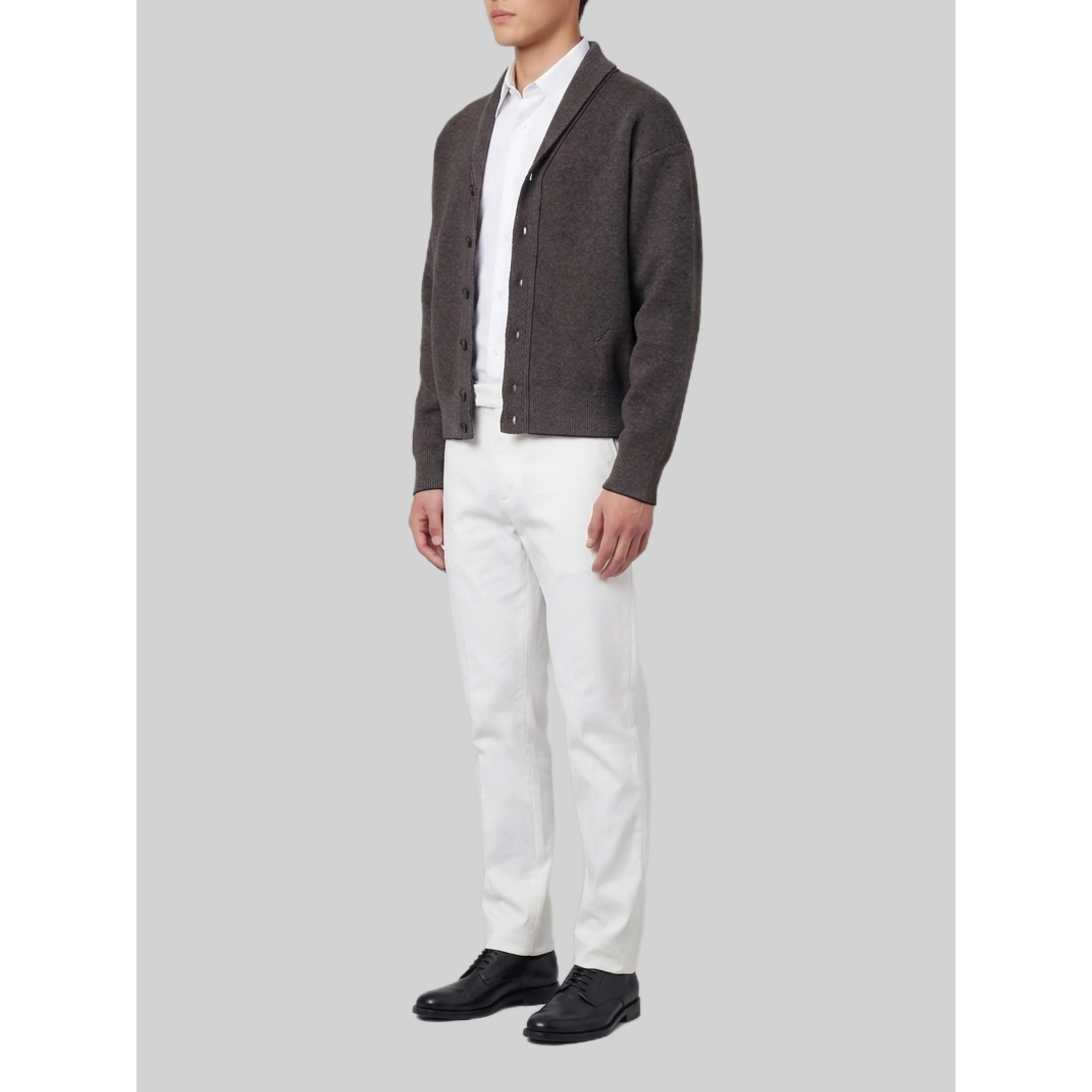 Pelota cardigan in wool and cashmere