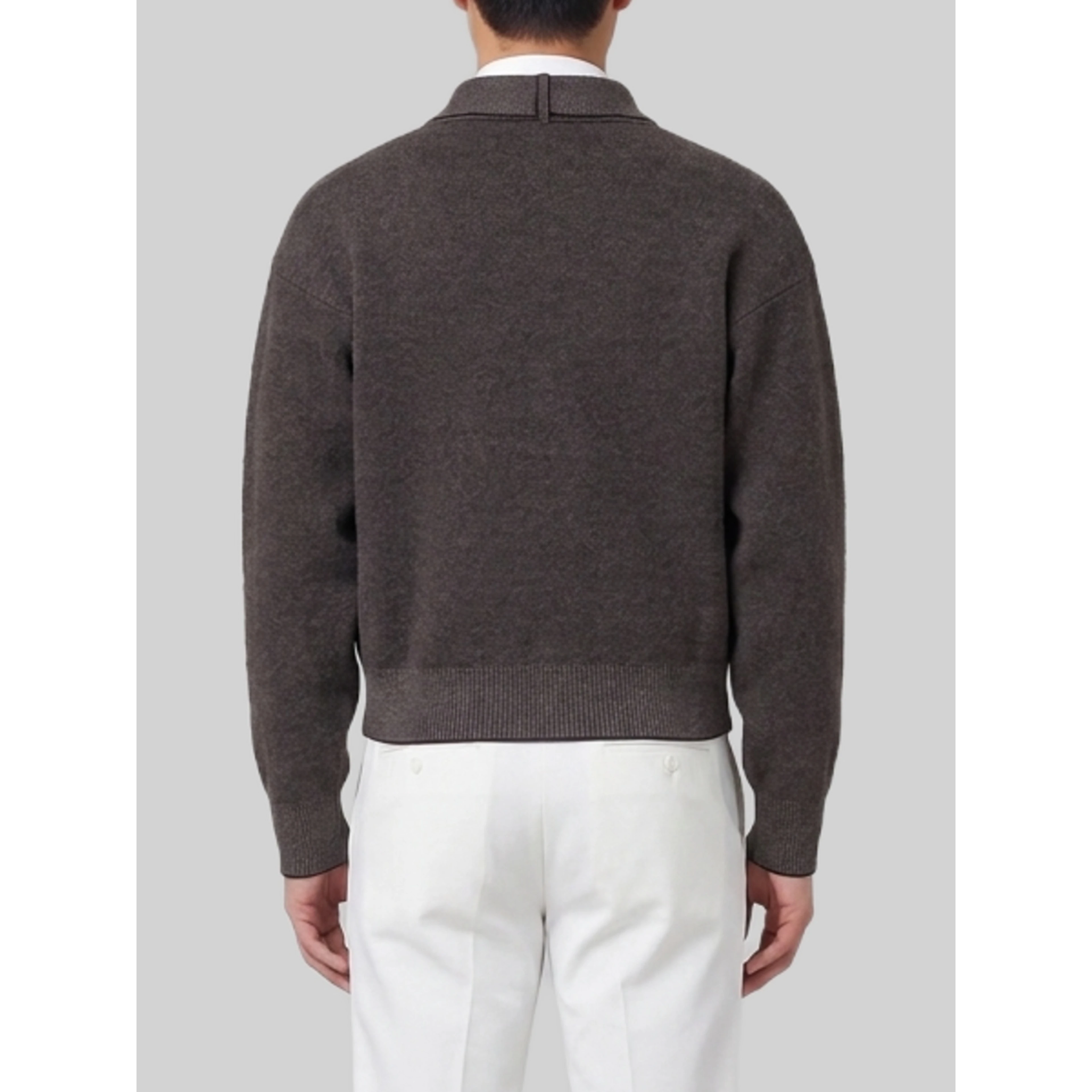 Pelota cardigan in wool and cashmere