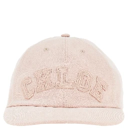 Logo embroidery denim baseball cap
