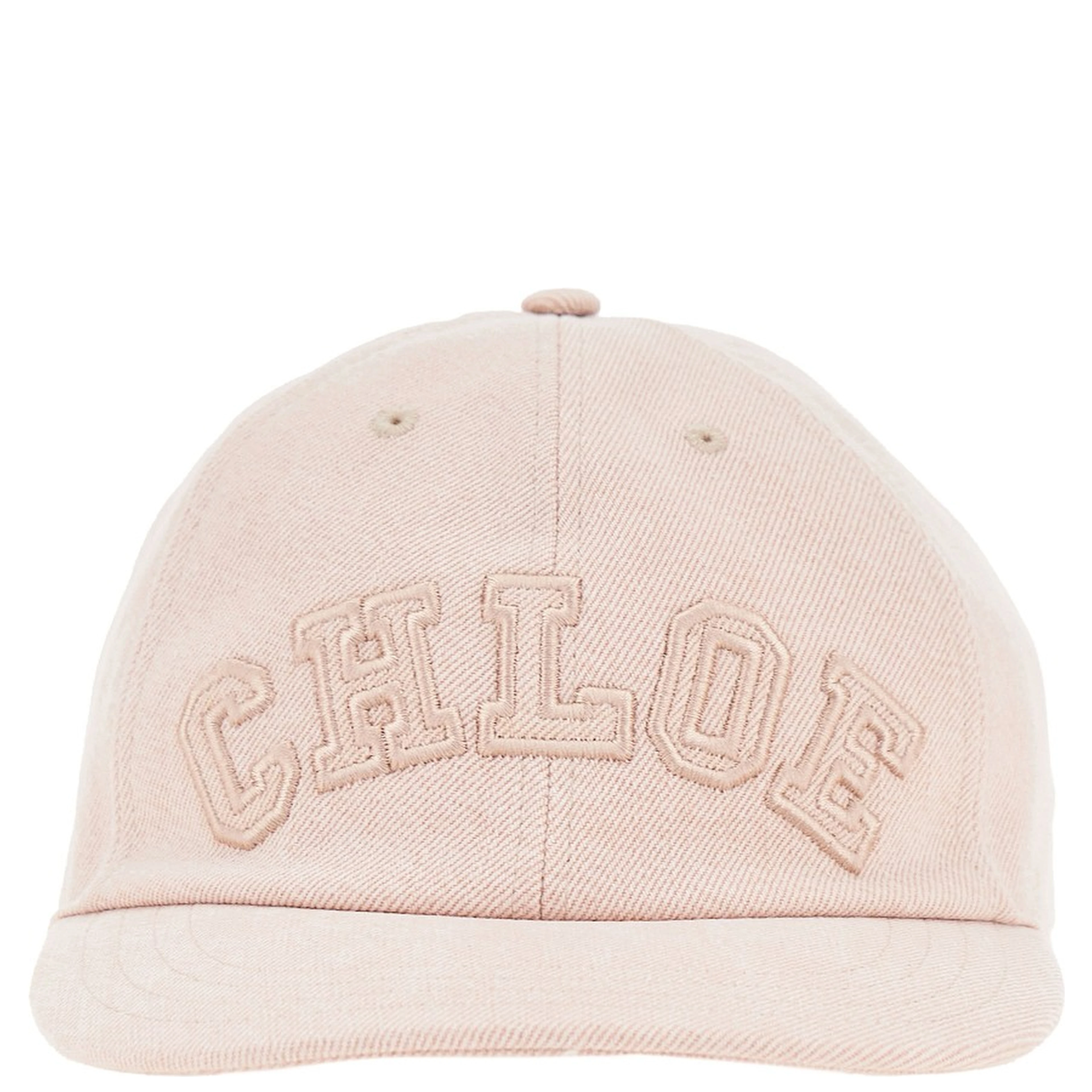 Logo embroidery denim baseball cap