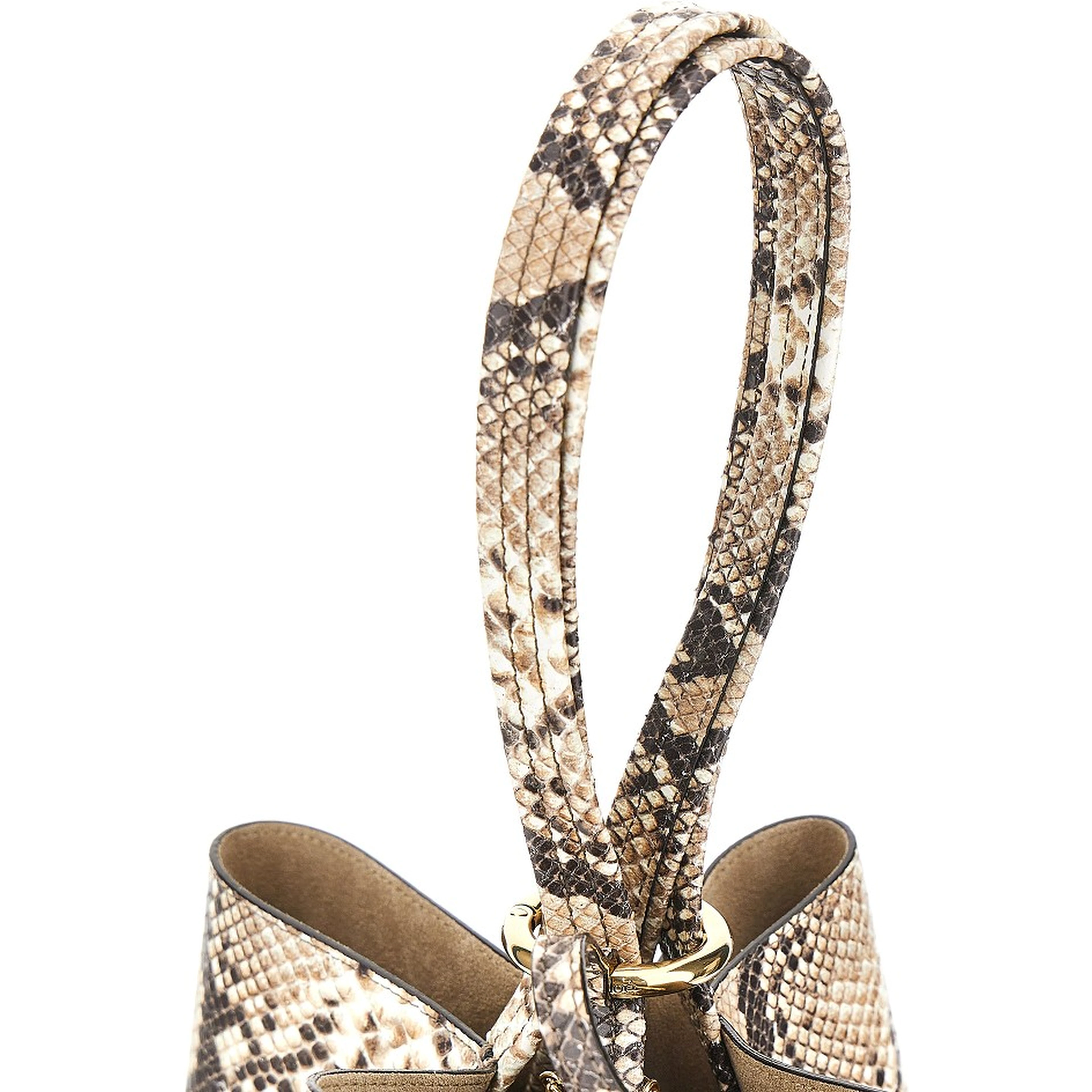 Leather medium 'Chloé Spin' tote bag