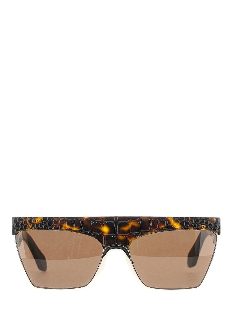 Croco-effect sunglasses