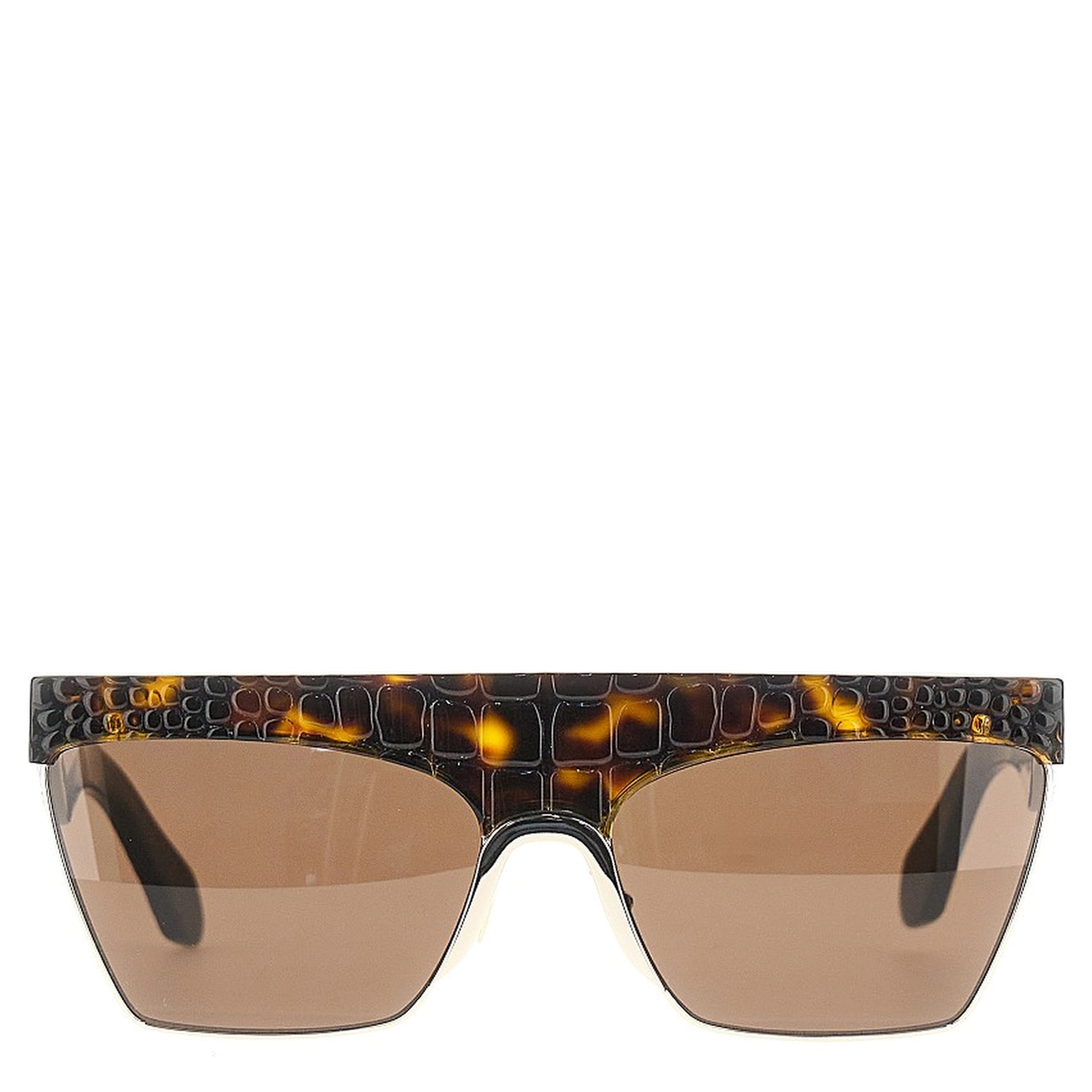 Croco-effect sunglasses