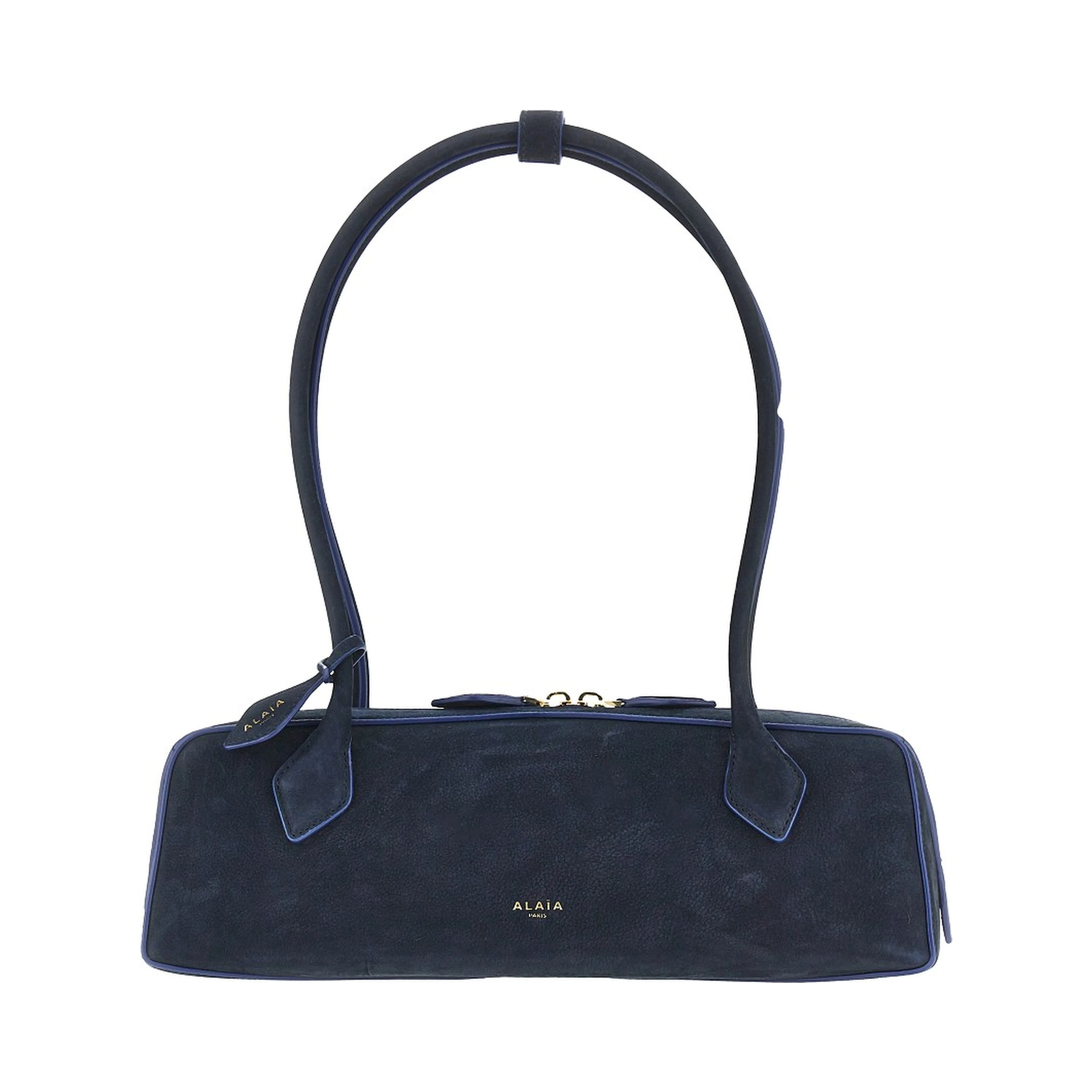 Nubuck leather medium 'Le Teckel' bag