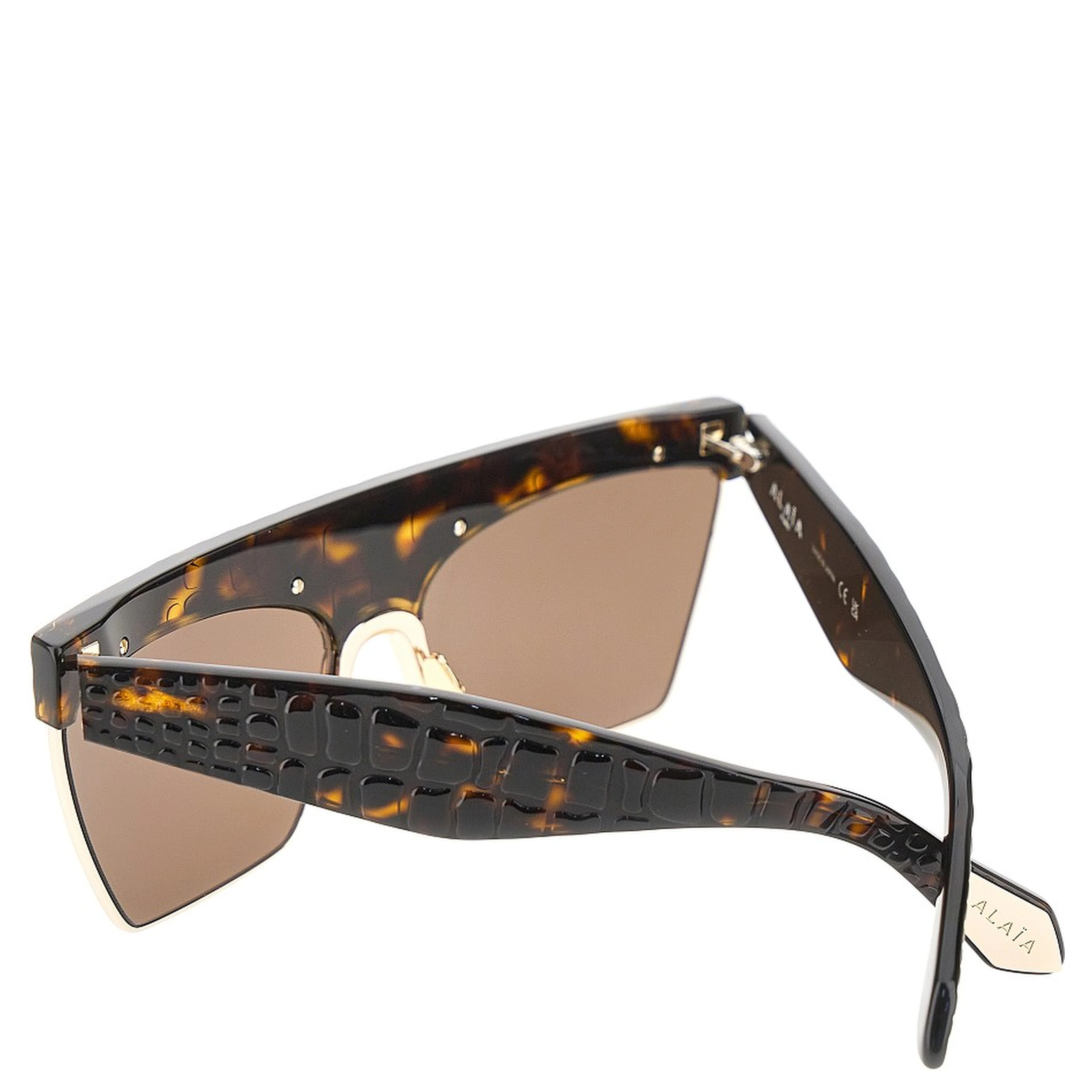 Croco-effect sunglasses