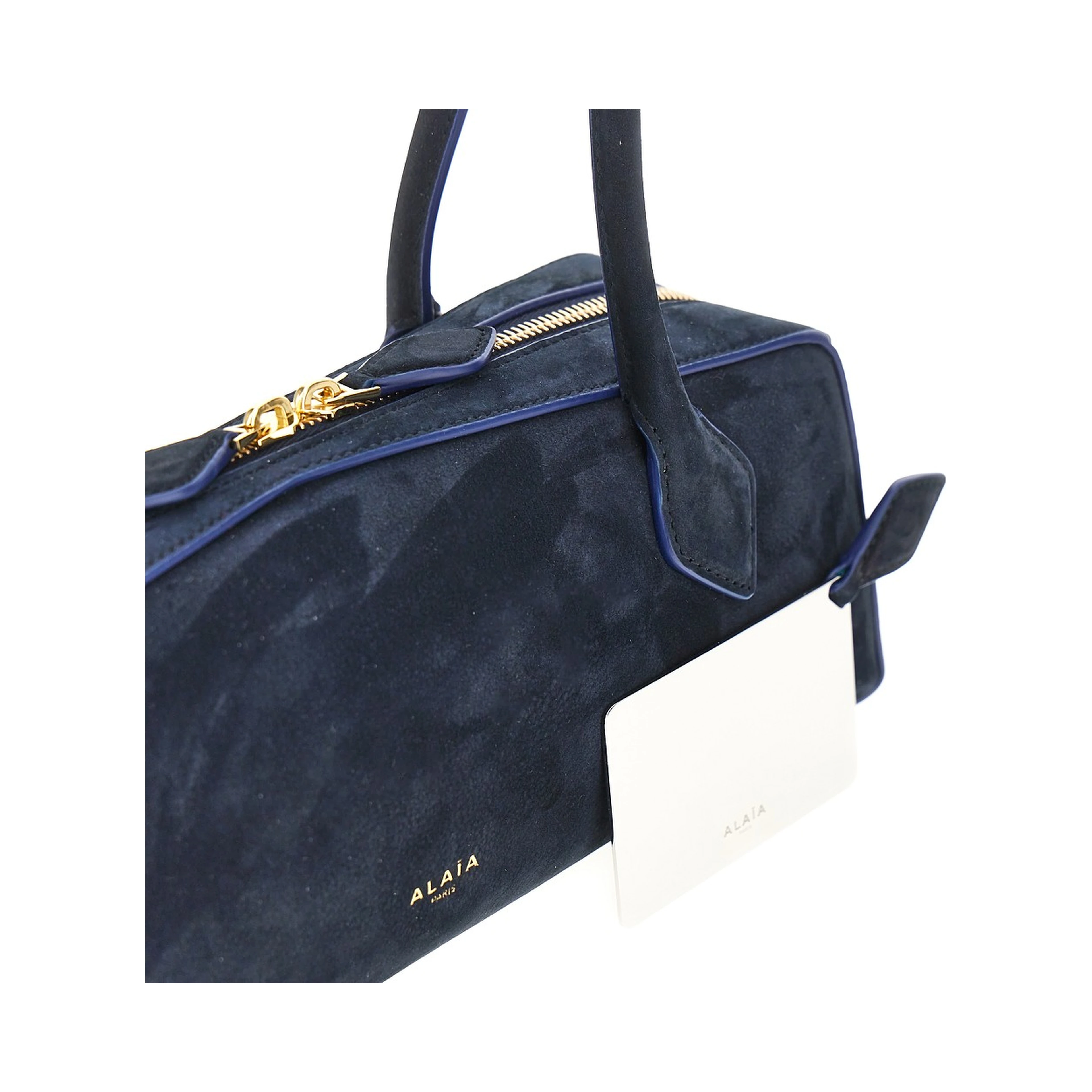 Nubuck leather medium 'Le Teckel' bag