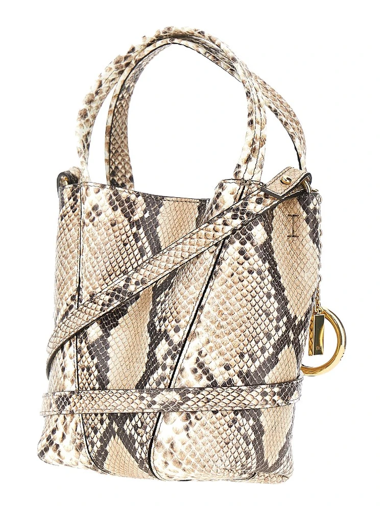 Leather small 'Chloé Spin' tote bag alternative