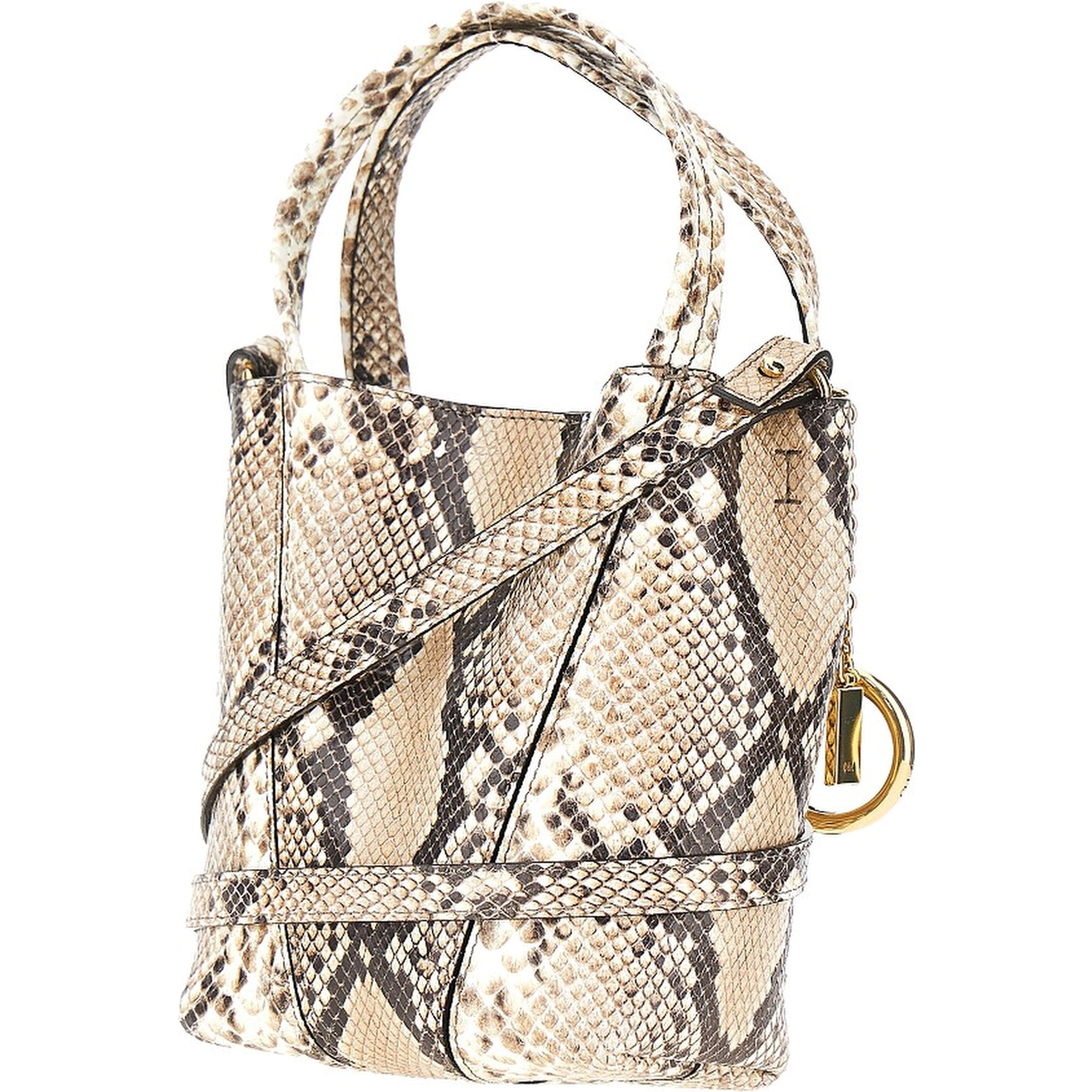 Leather small 'Chloé Spin' tote bag