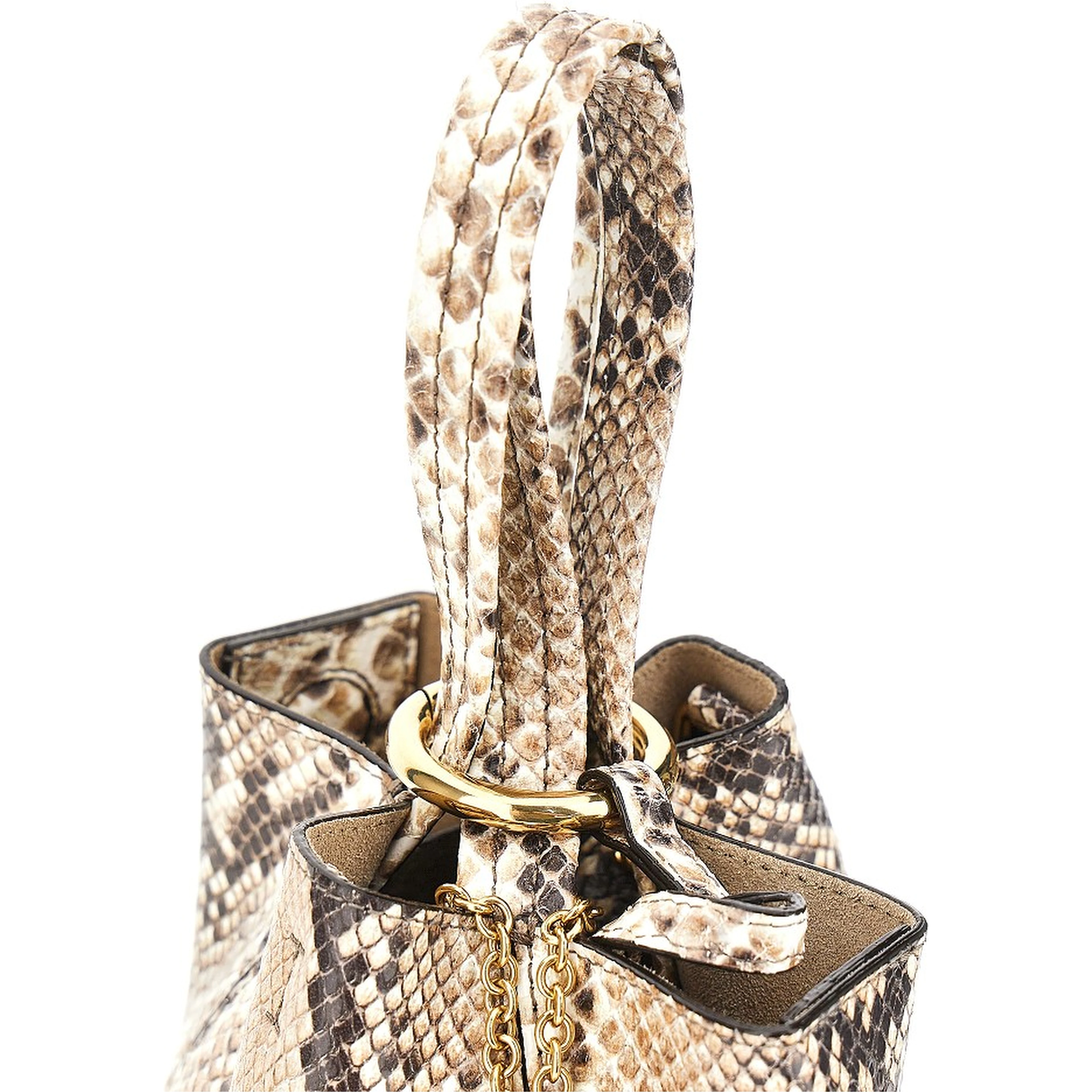 Leather small 'Chloé Spin' tote bag