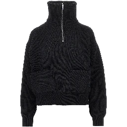 Wool and cashmere Trucker sweater