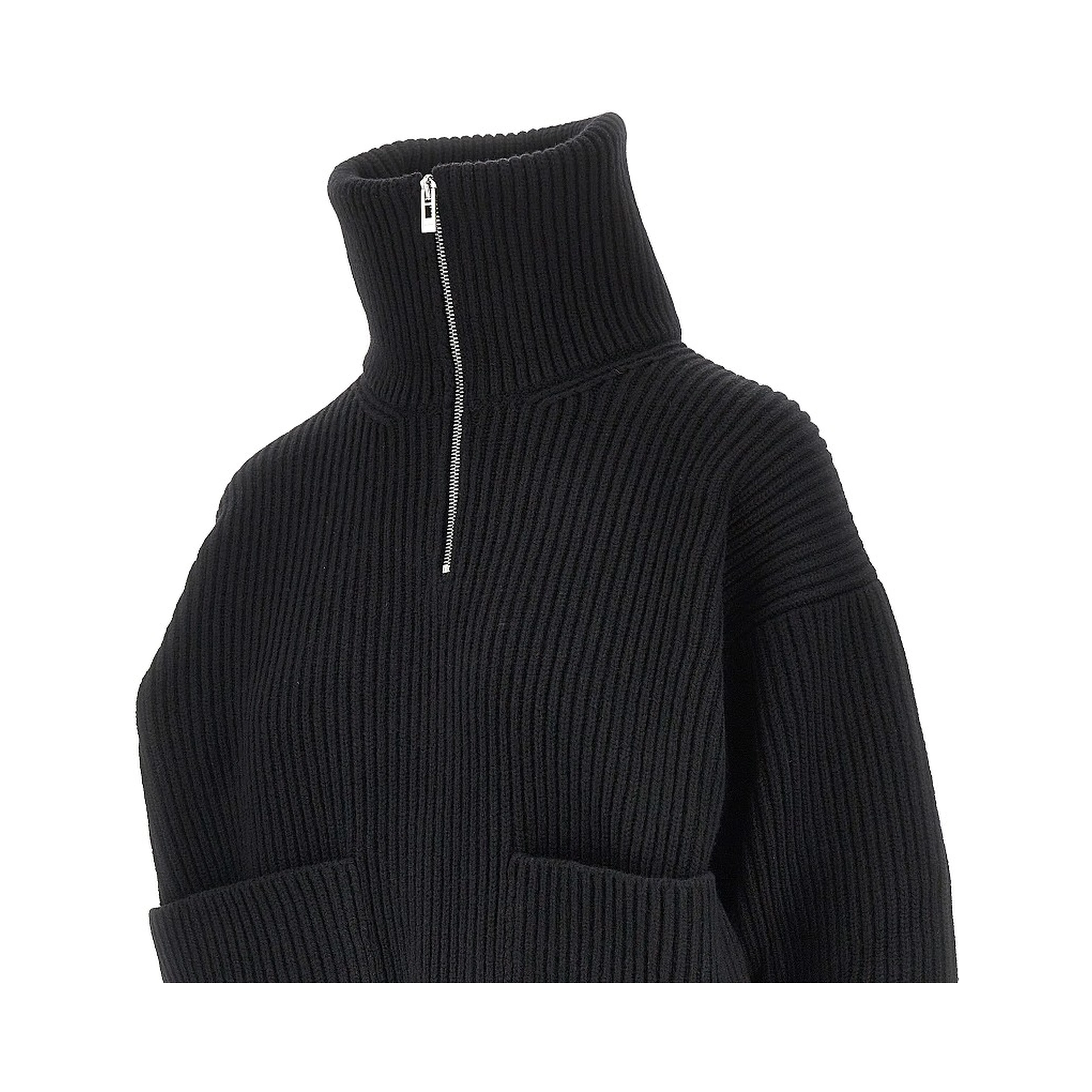Wool and cashmere Trucker sweater