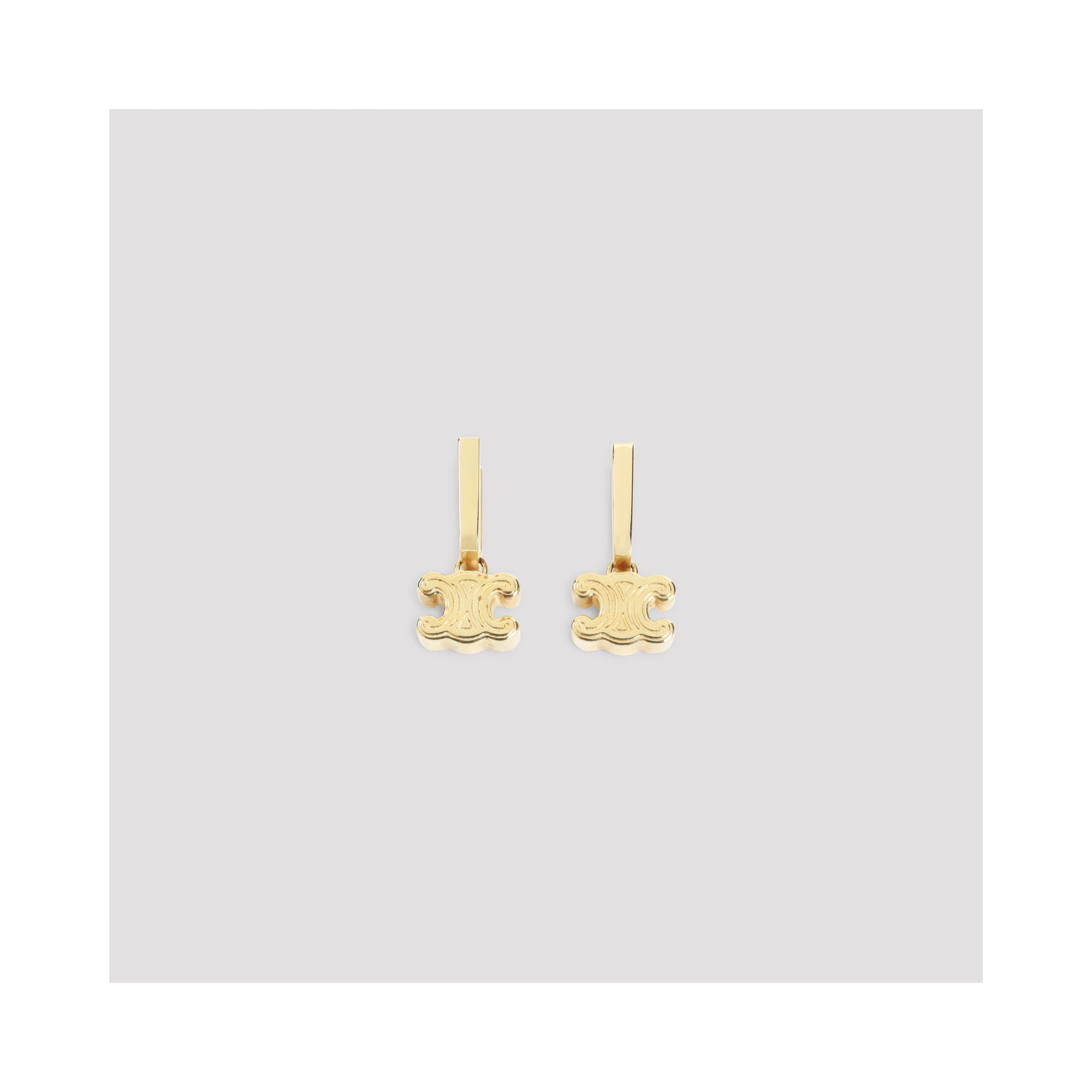 Celine Chunky Triomphe Earrings