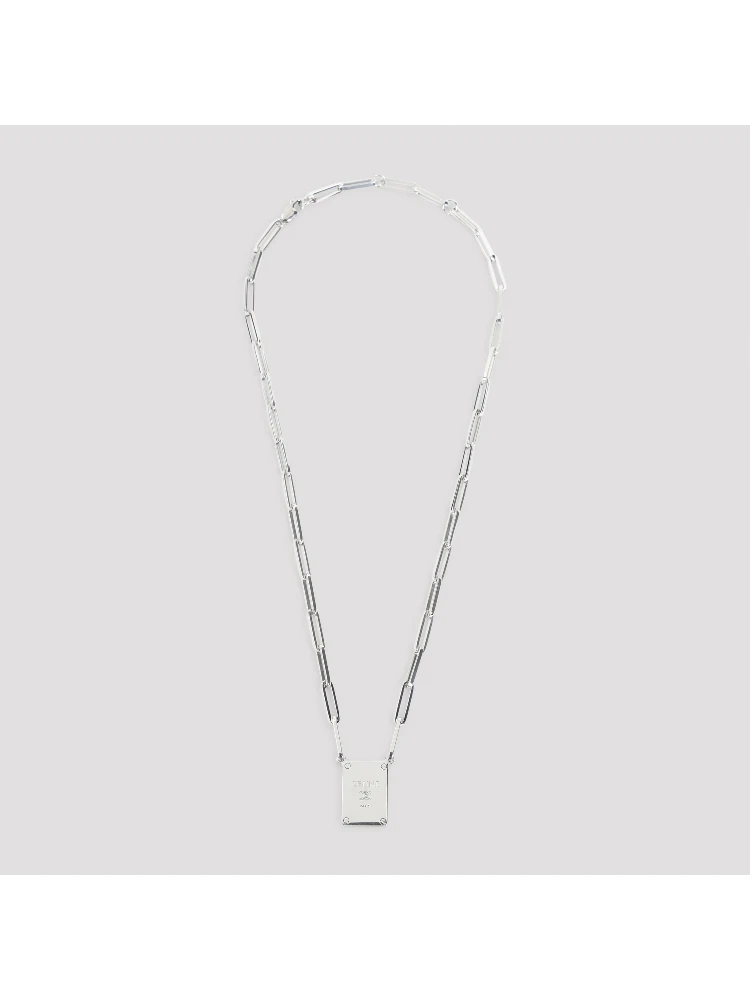 Celine Tag Necklace