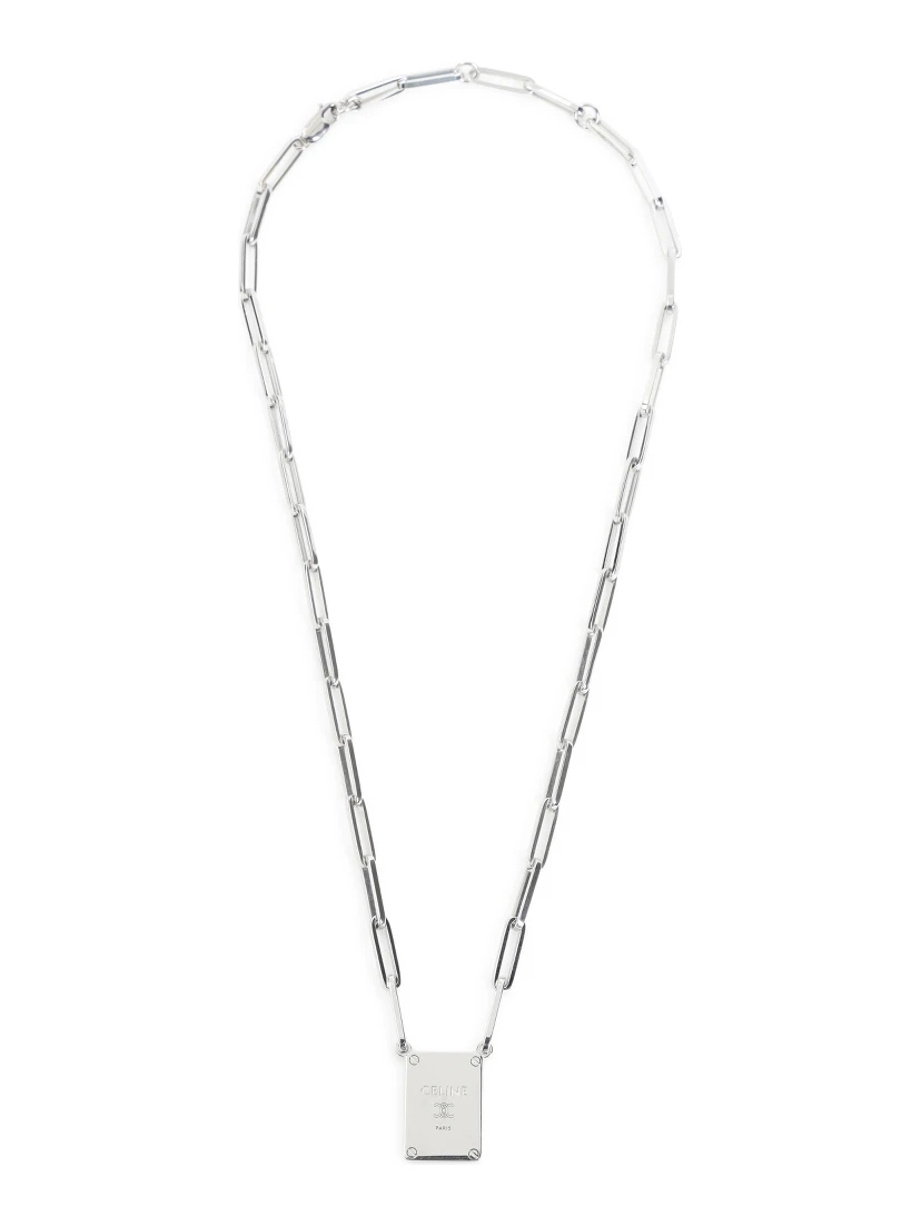 Celine Tag Necklace