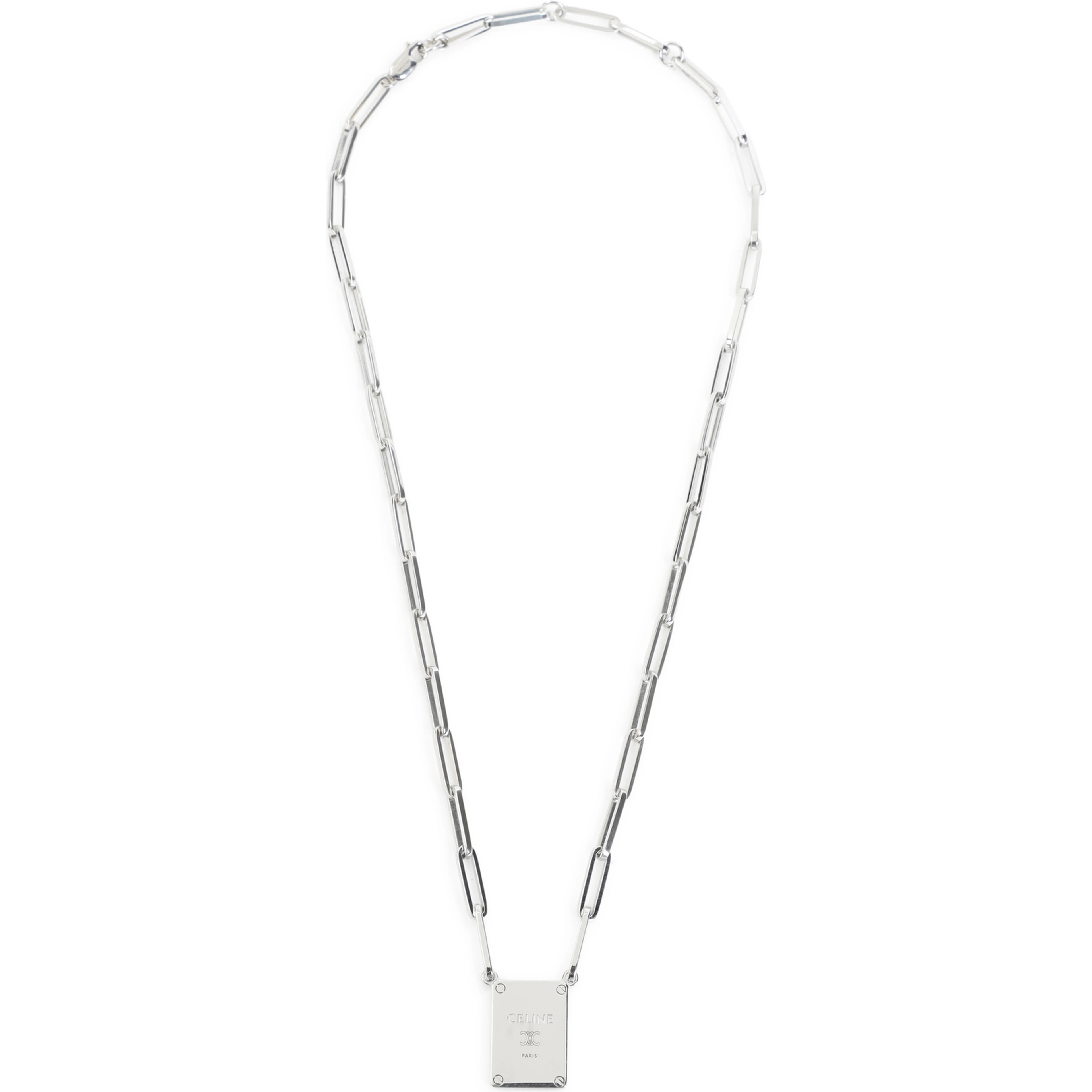 Celine Tag Necklace