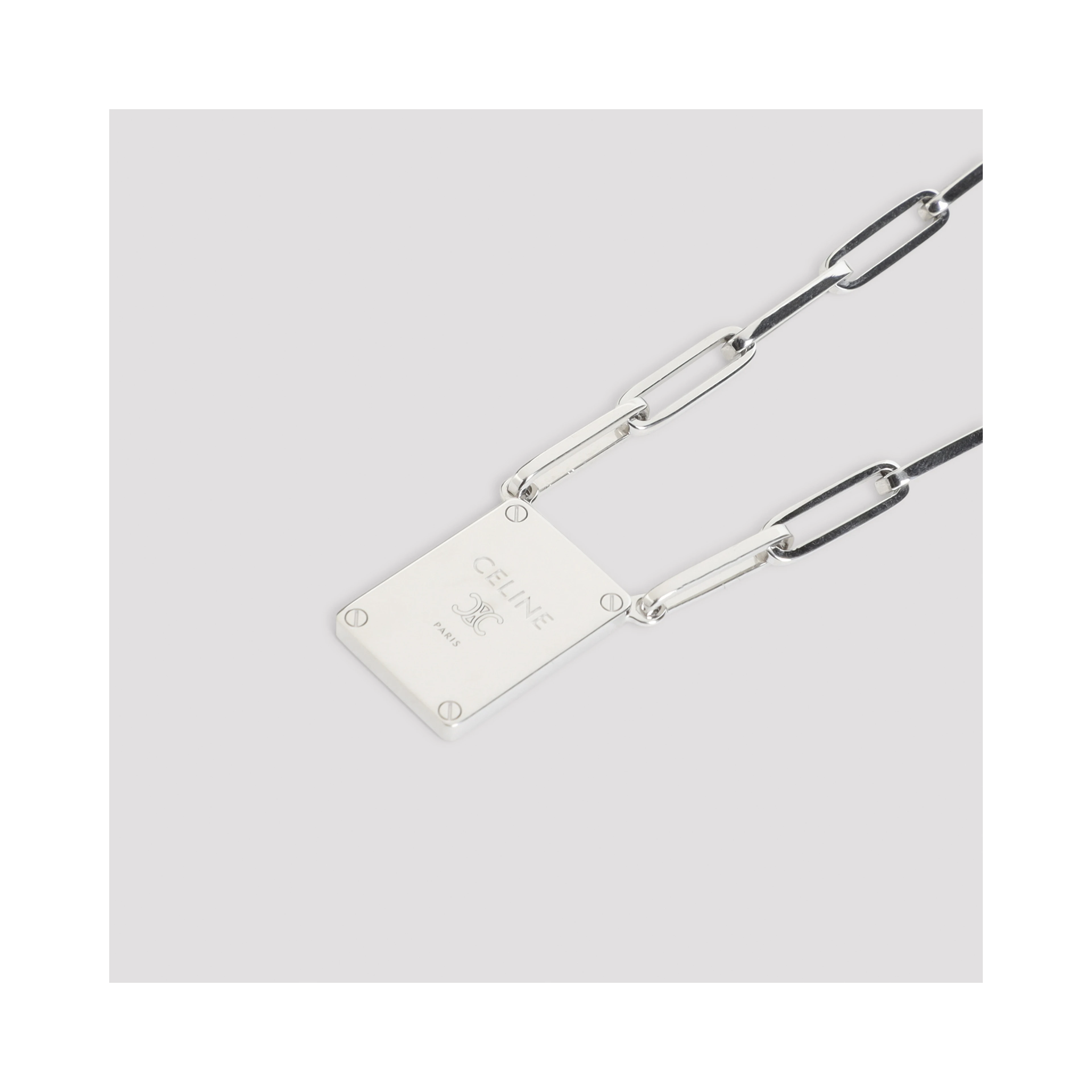 Celine Tag Necklace