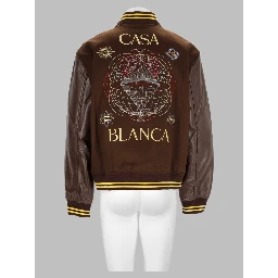Giacca College In Lana e Pelle