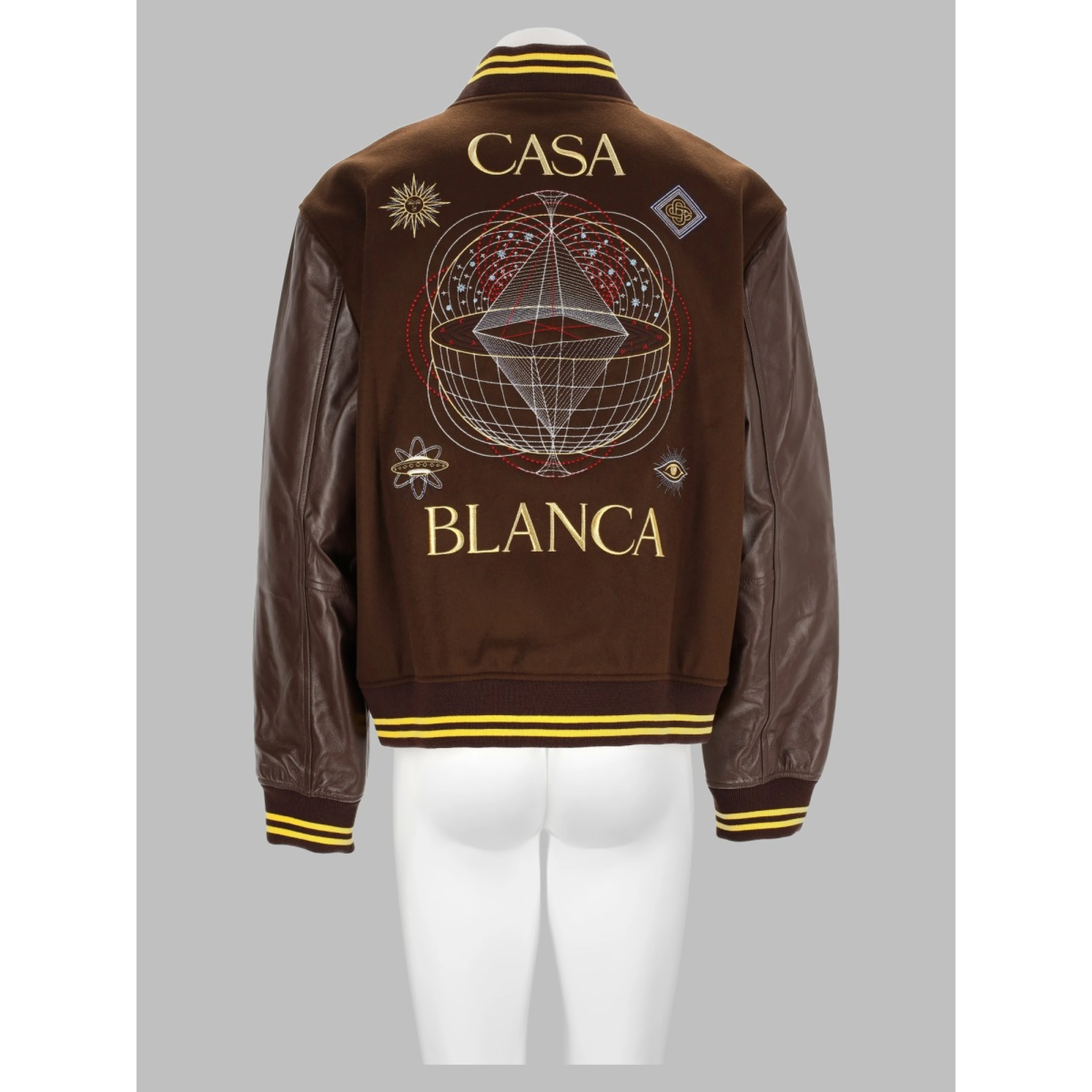 Giacca College In Lana e Pelle