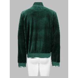 Giacca In Velluto Con Zip