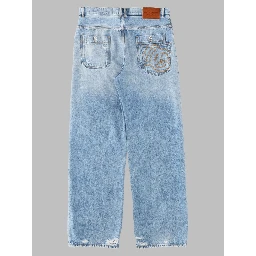 Jeans In Denim Di Cotone