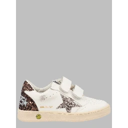 ball star strap leather upper toe strap heel and spur laminated star