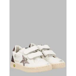 ball star strap leather upper toe strap heel and spur laminated star