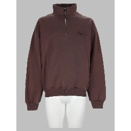 Felpa Con Logo E Zip