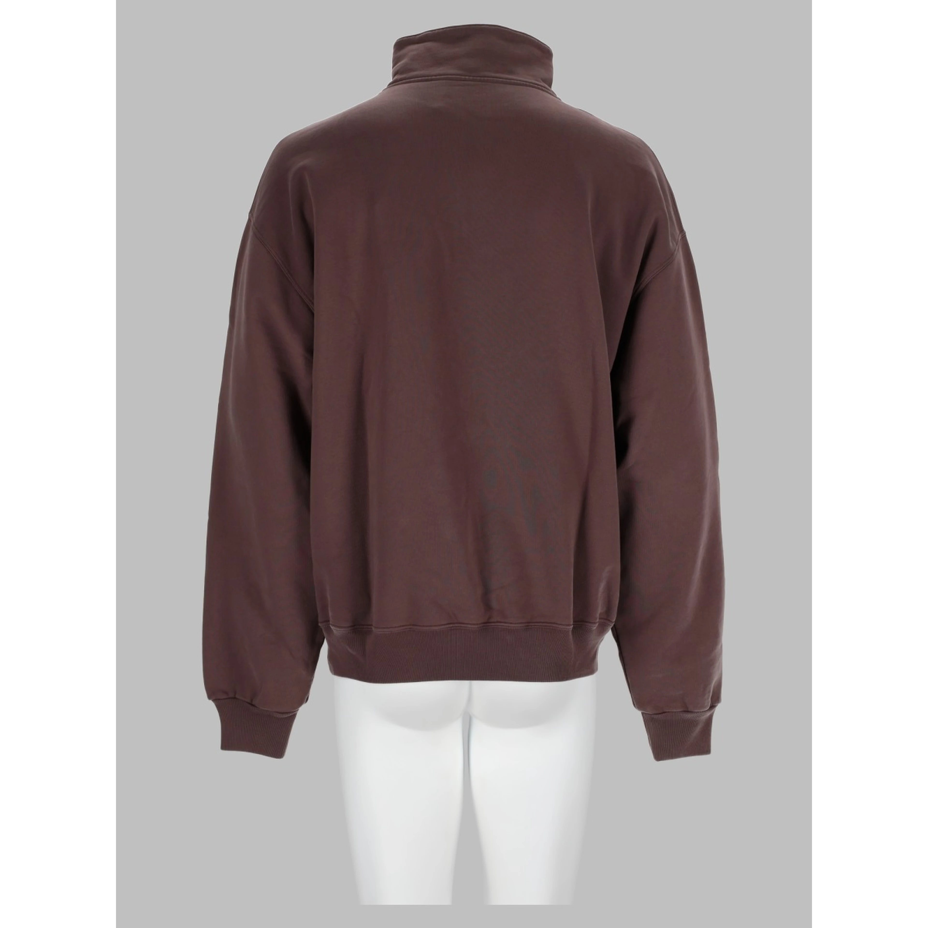 Felpa Con Logo E Zip