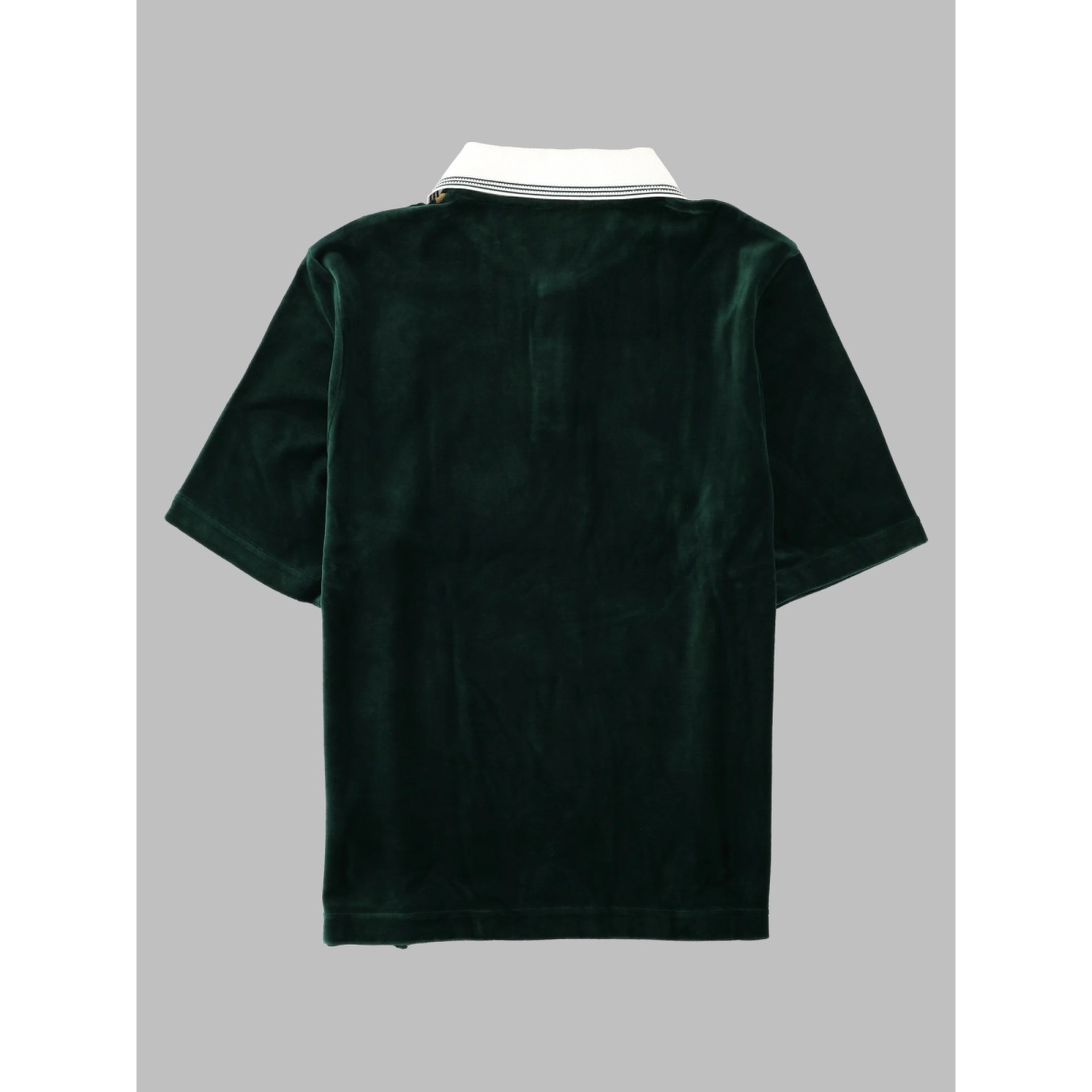 Polo In Velluto Con Logo