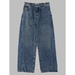 Jeans In Denim Di Cotone