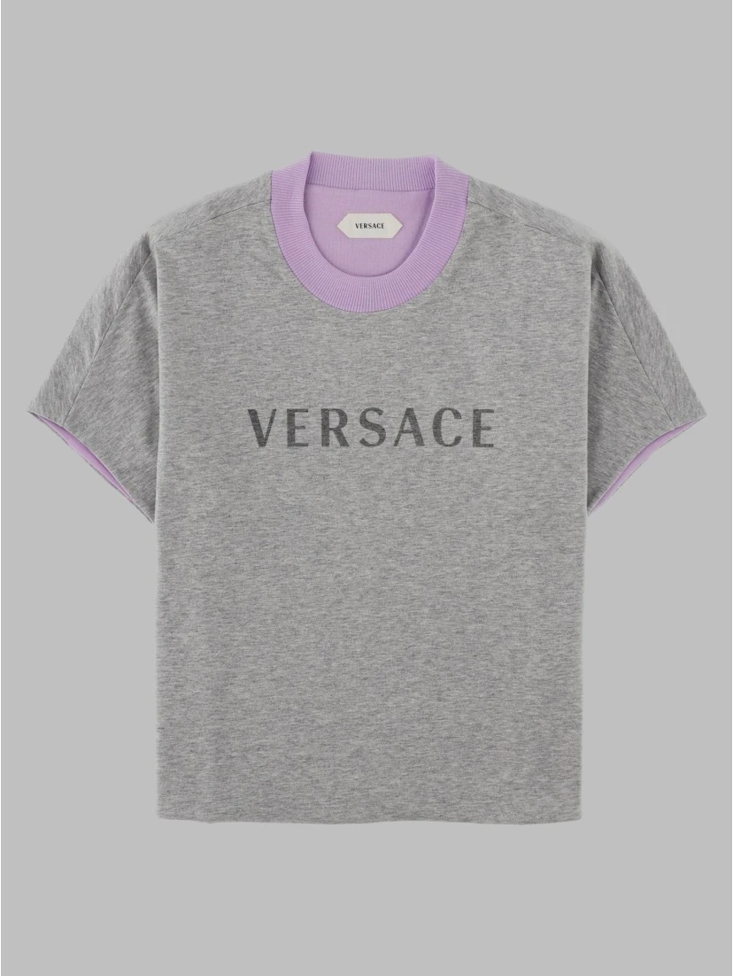 T-Shirt Reversibile Con Logo