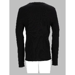 T-Shirt A Manicia Lunga In Misto Cotone