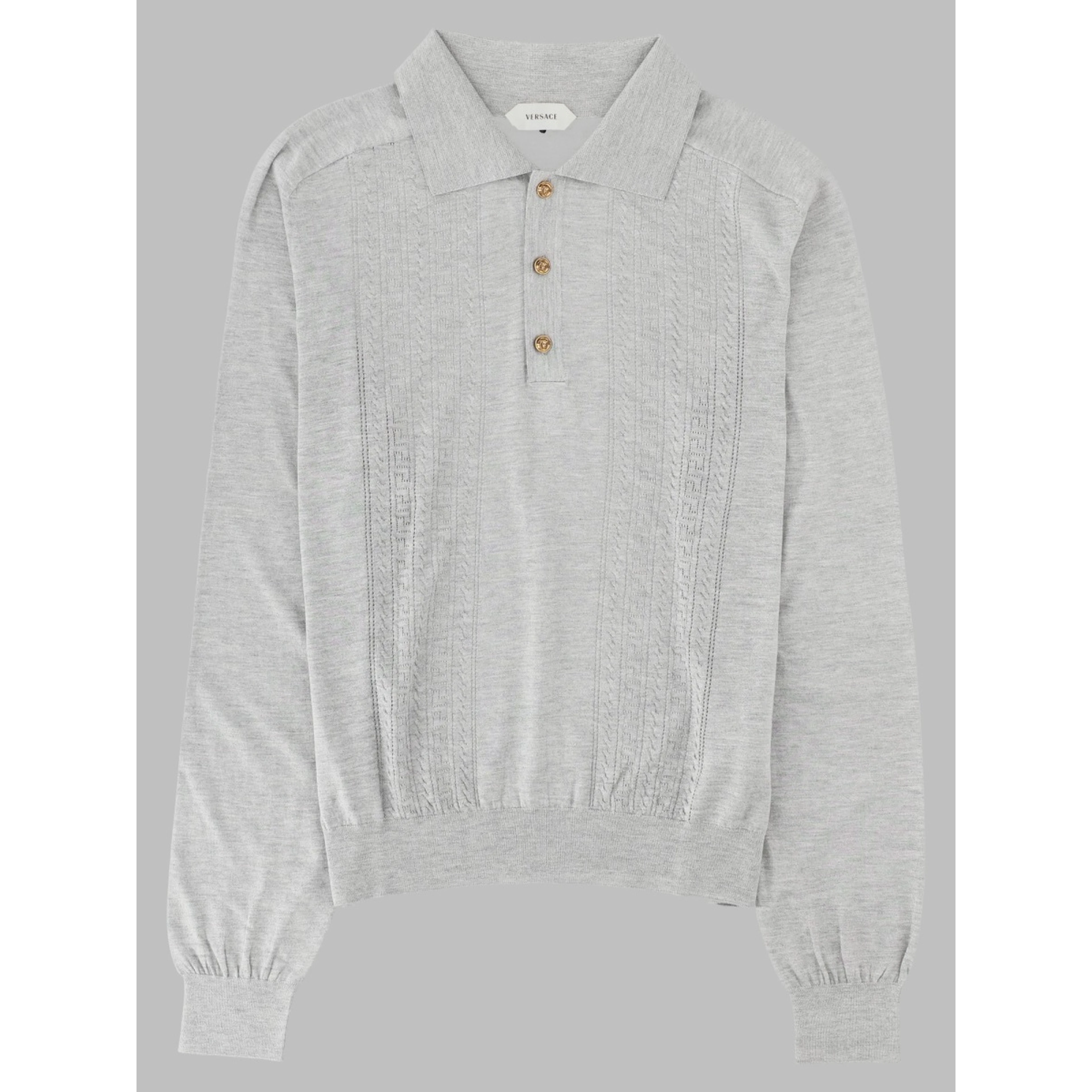 Polo In Maglia Di Seta e Cotone