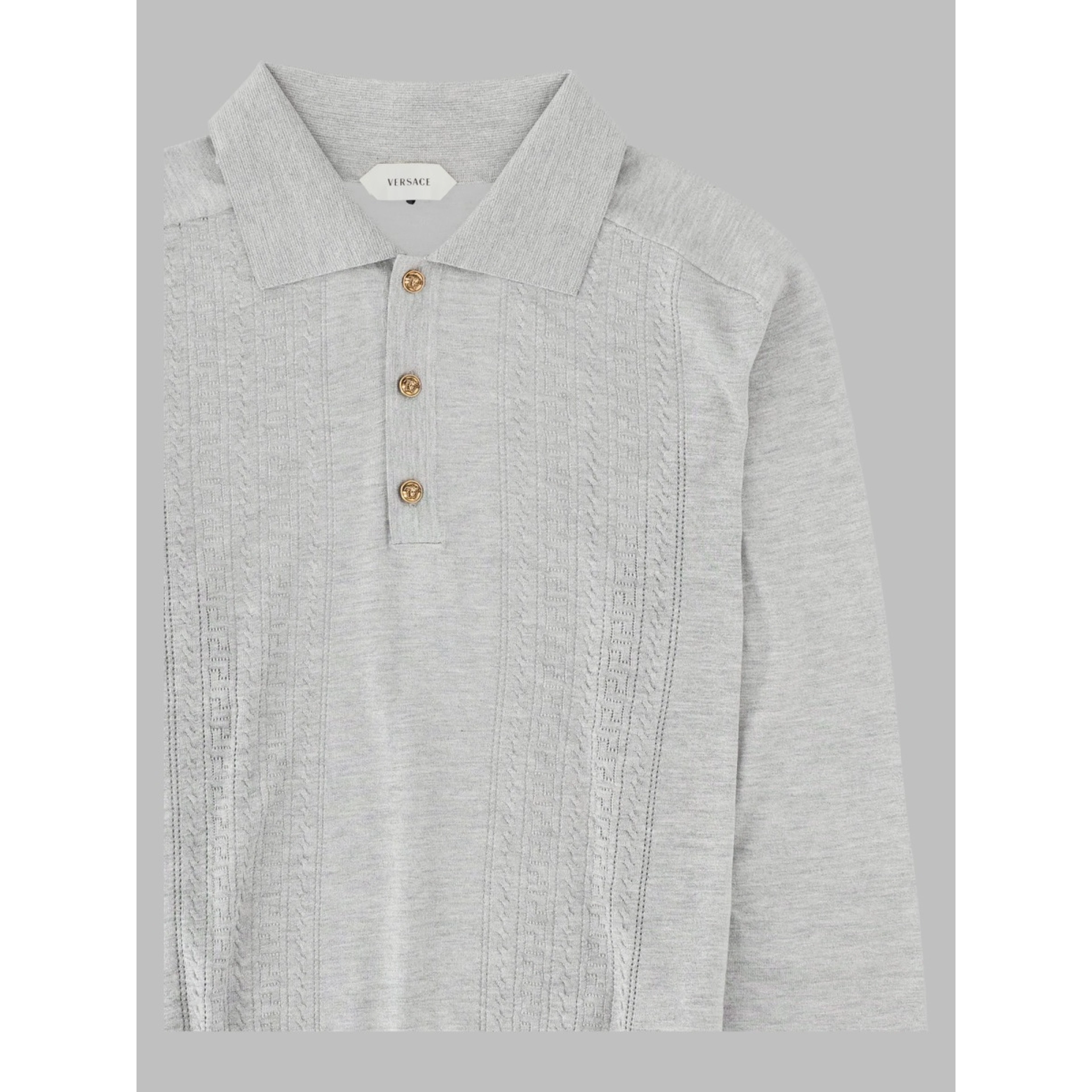 Polo In Maglia Di Seta e Cotone