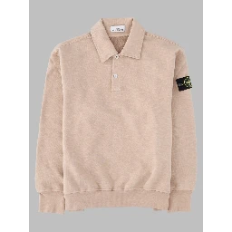 Felpa Oversize Con Colletto Polo