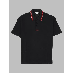 Polo Con Logo E Ricamo "Greca"