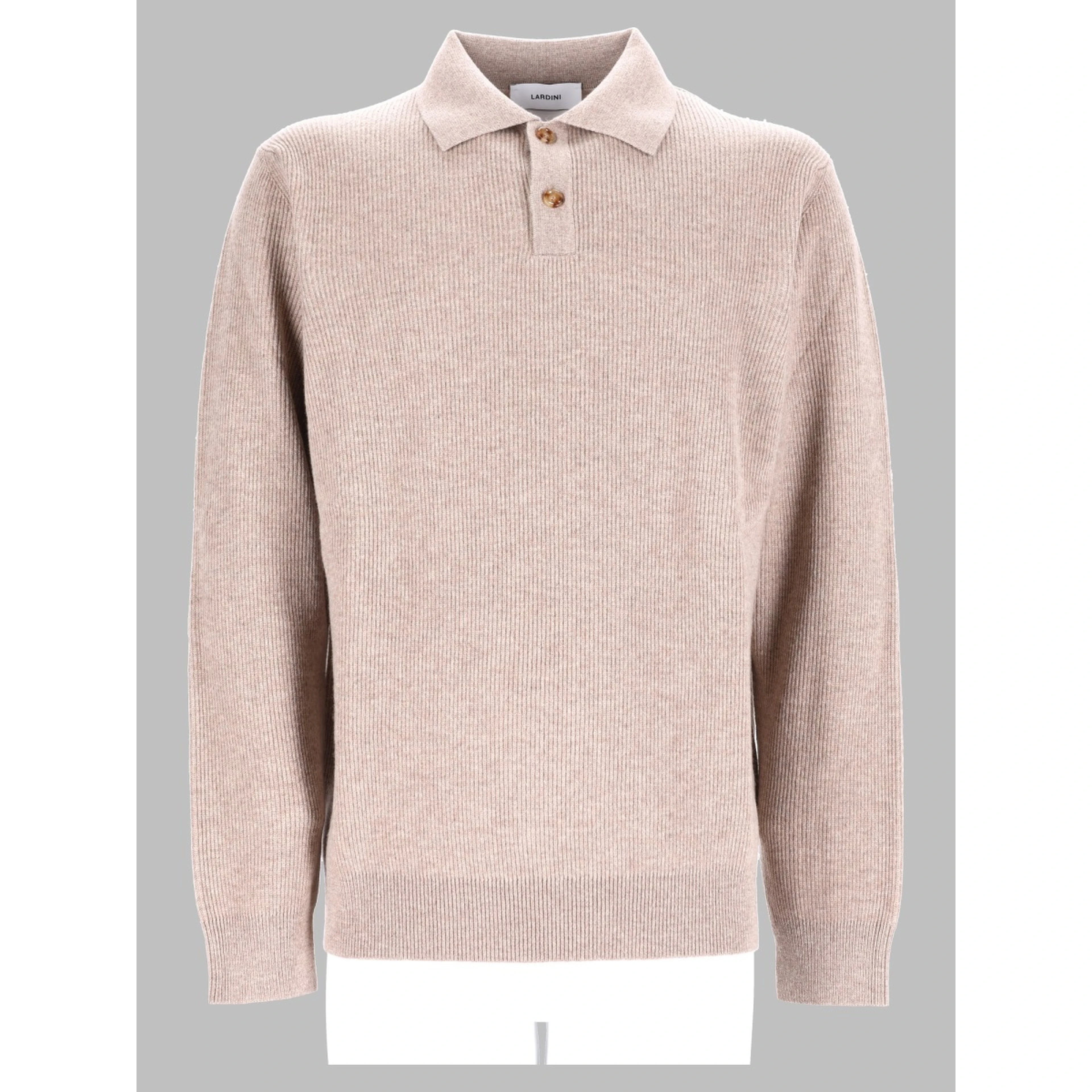 Polo In Maglia Di Lana e Cashmere