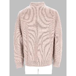 Polo In Maglia Di Lana e Cashmere