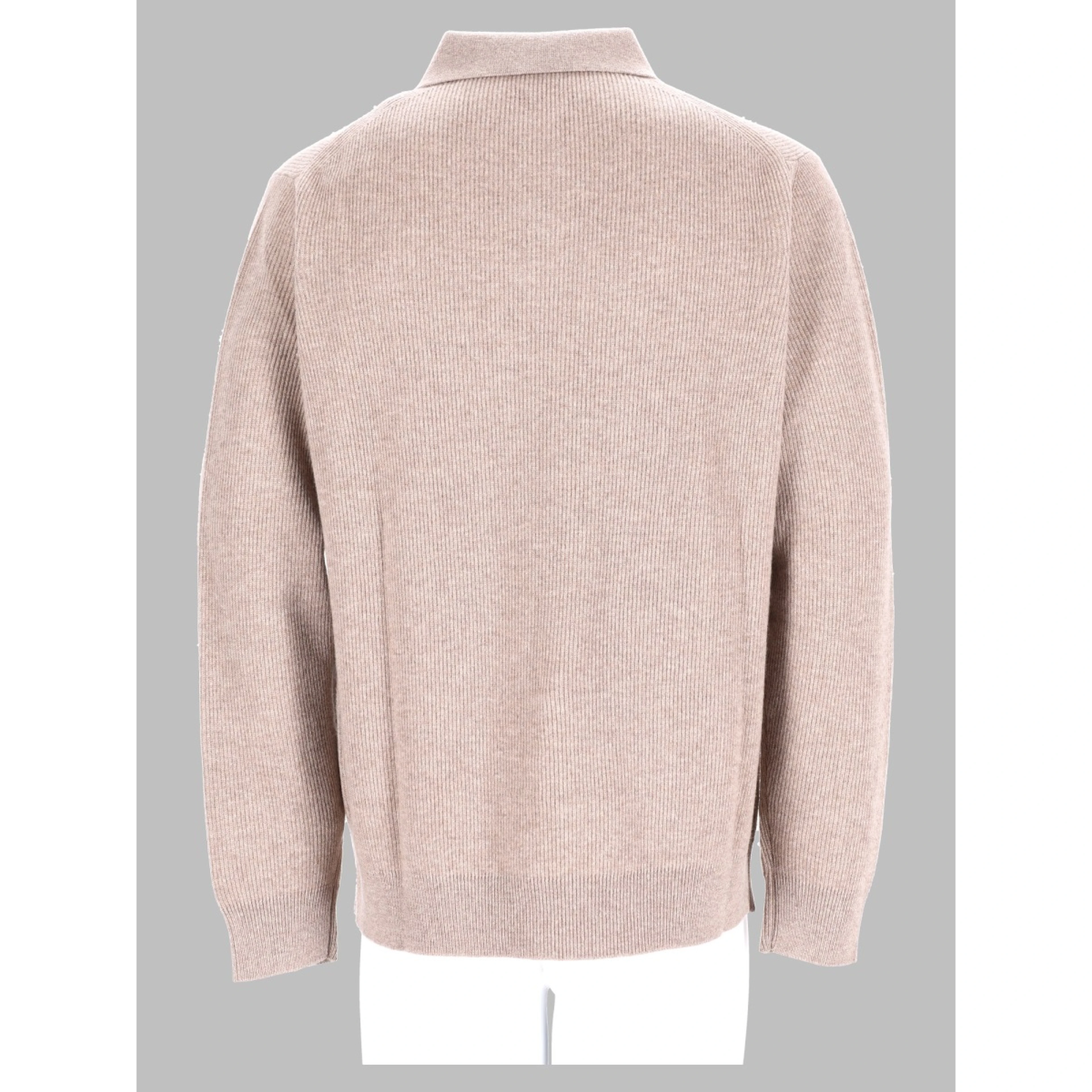 Polo In Maglia Di Lana e Cashmere
