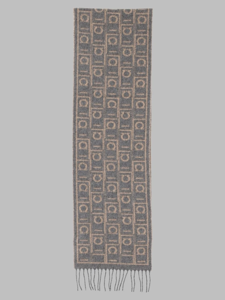 Sciarpa con Motivo Monogram