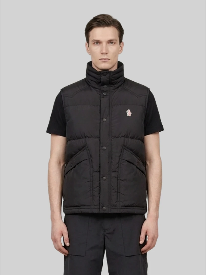 Evans feather-padded vest