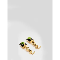 Cassandre enamel drop earrings in glass