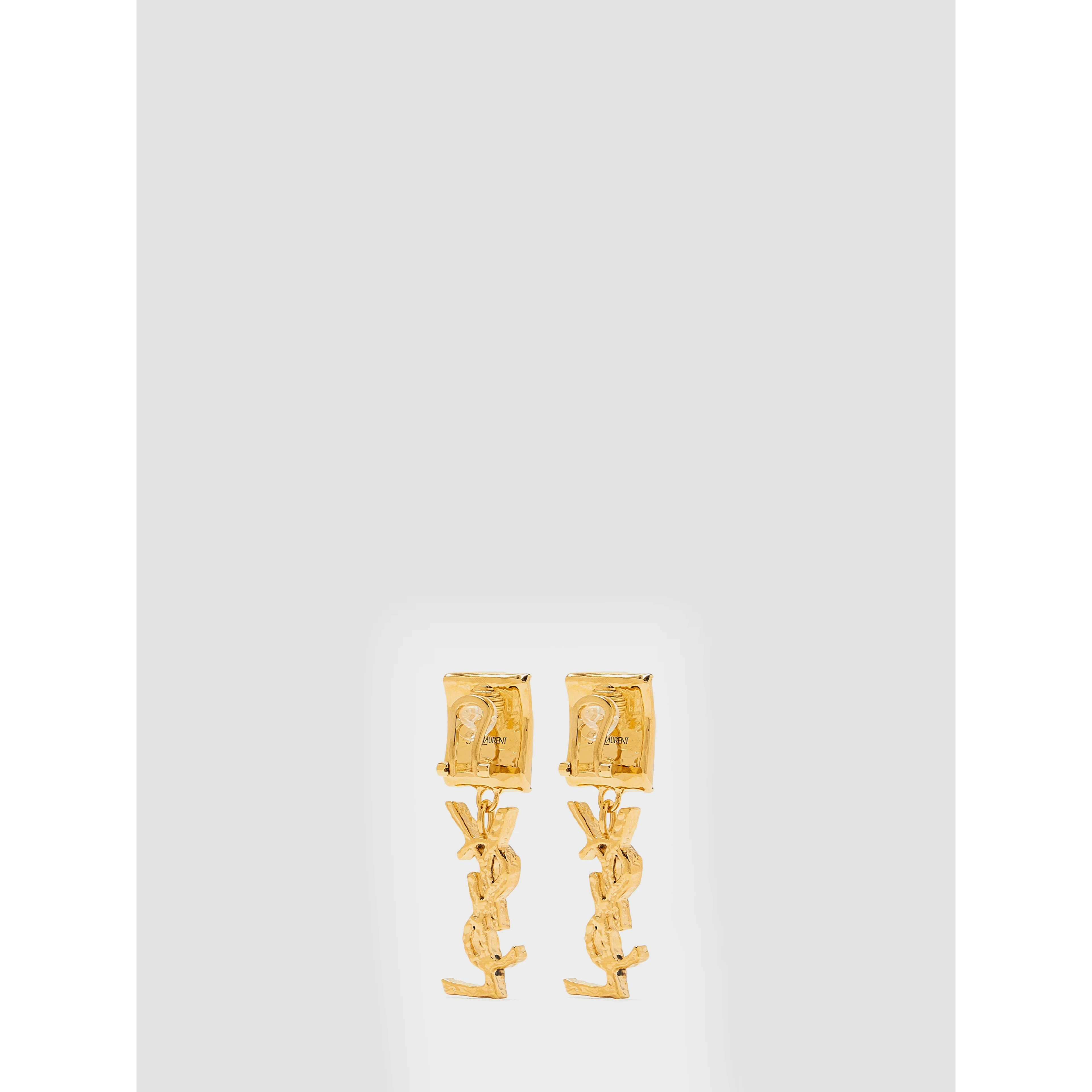 Cassandre enamel drop earrings in glass