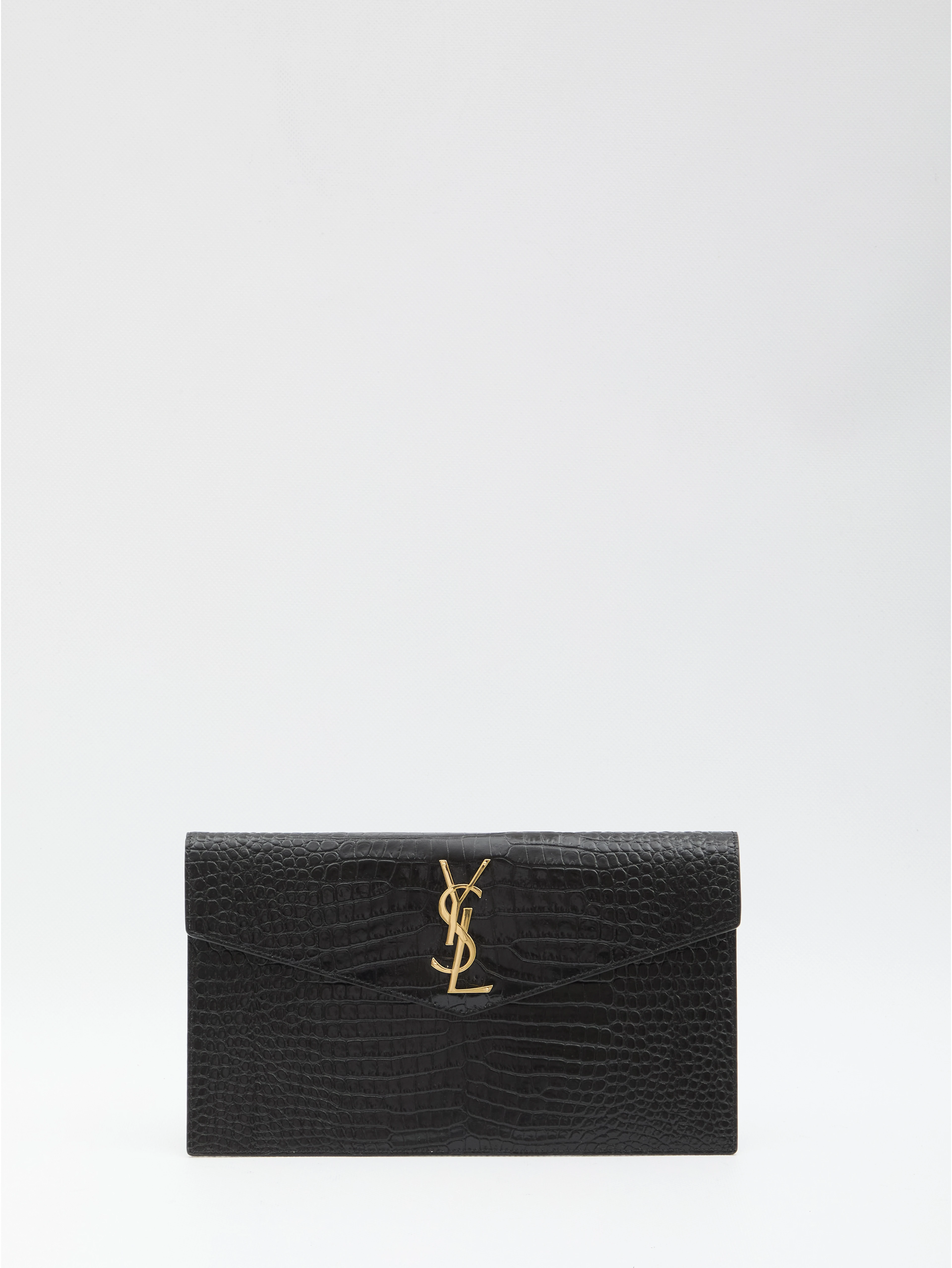 Small Envelope pouch croco print