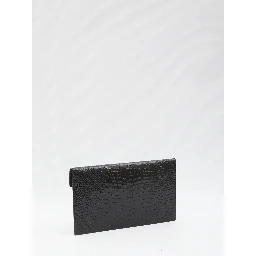 Small Envelope pouch croco print