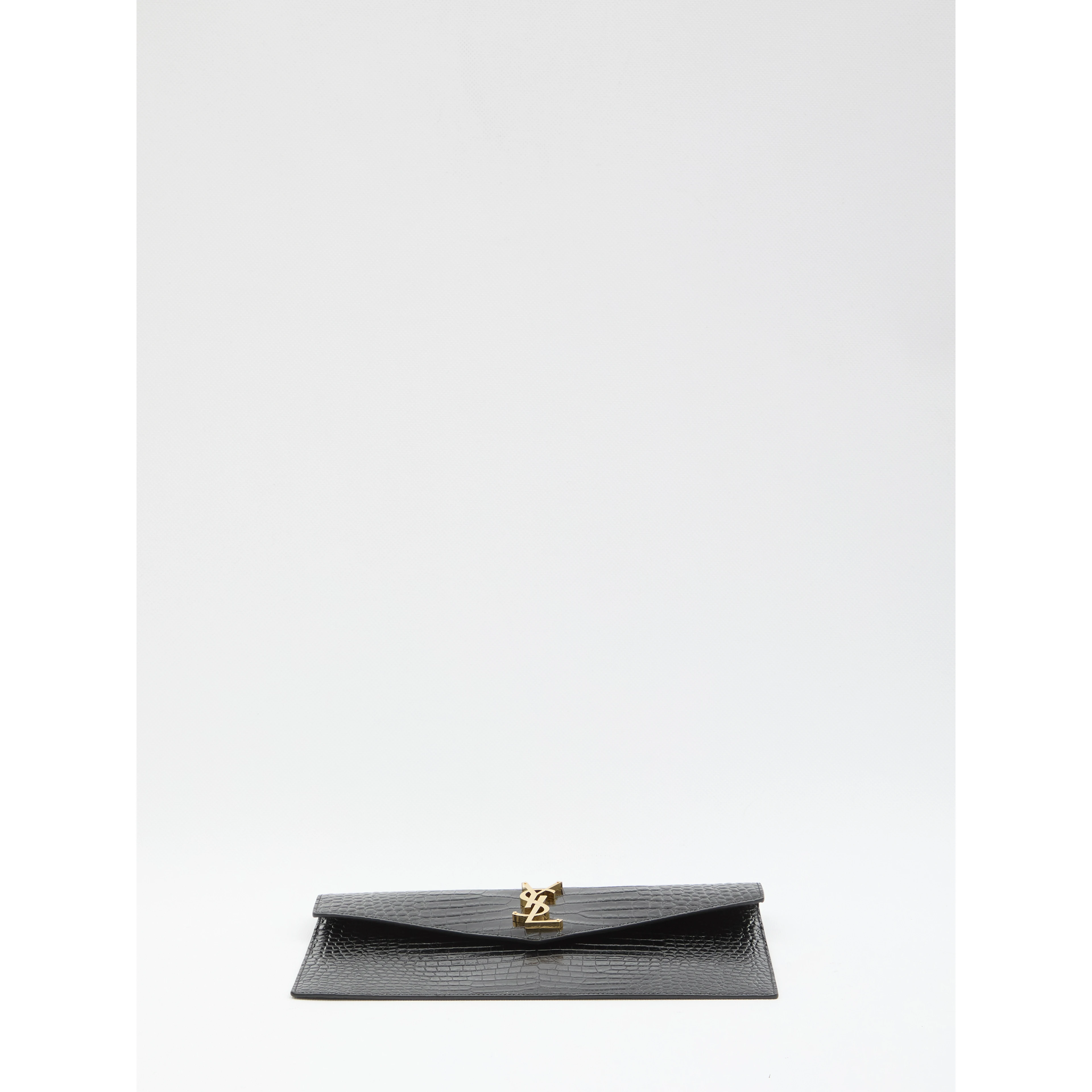 Small Envelope pouch croco print