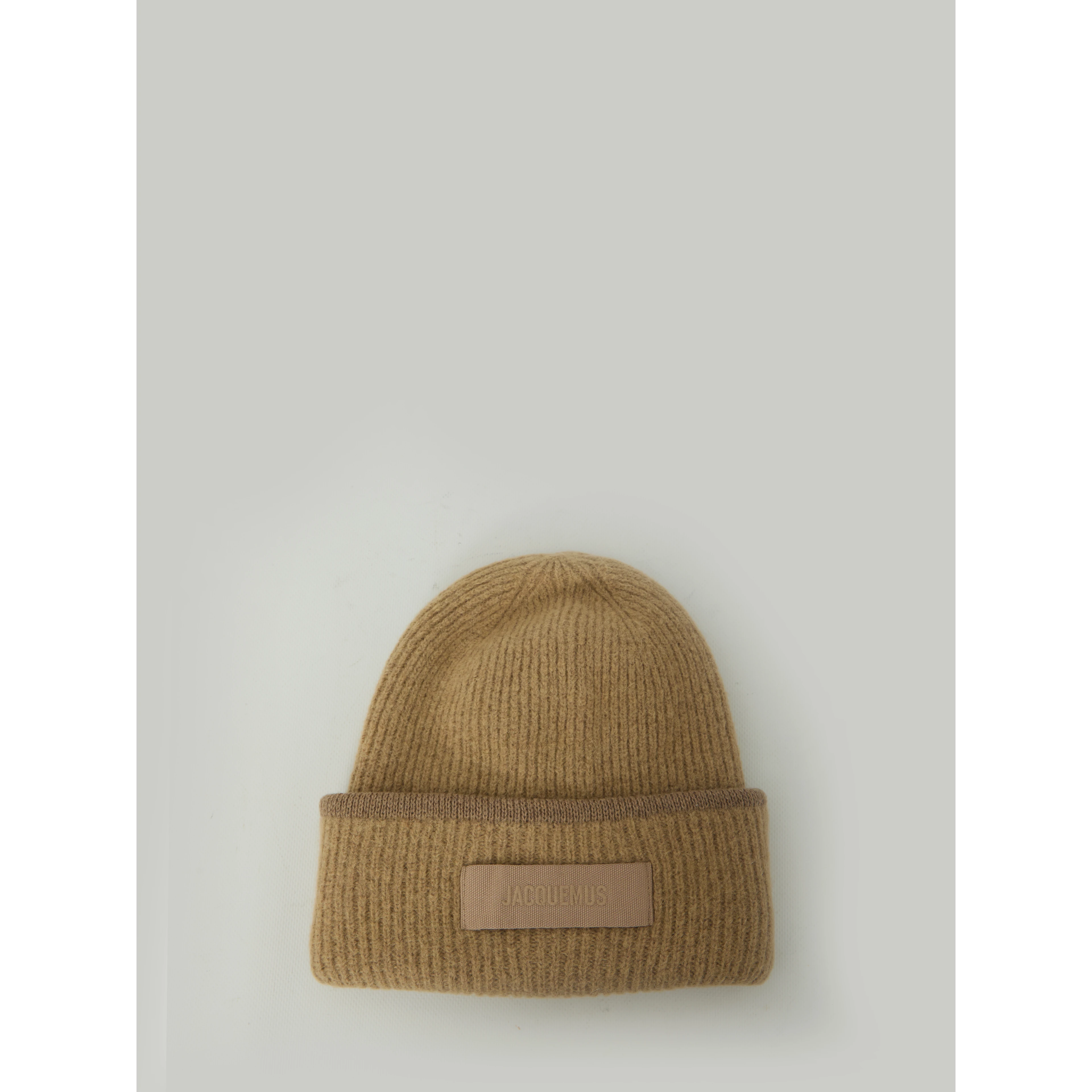 Beige Gros Grain beanie